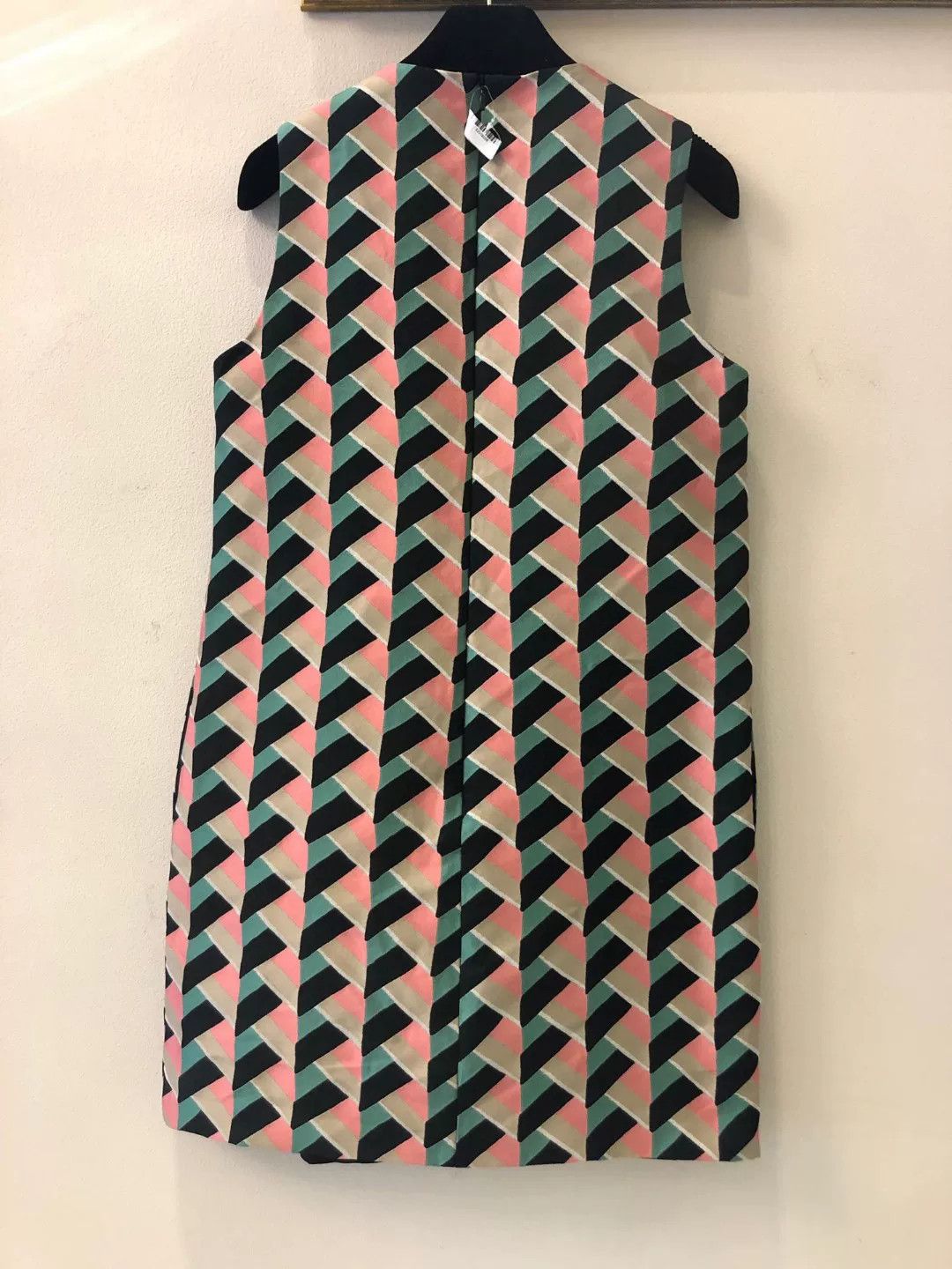 Valentino Valentino Colorful Herringbone Sleeveless Dress Size S / US 4 / IT 40 - 2 Thumbnail