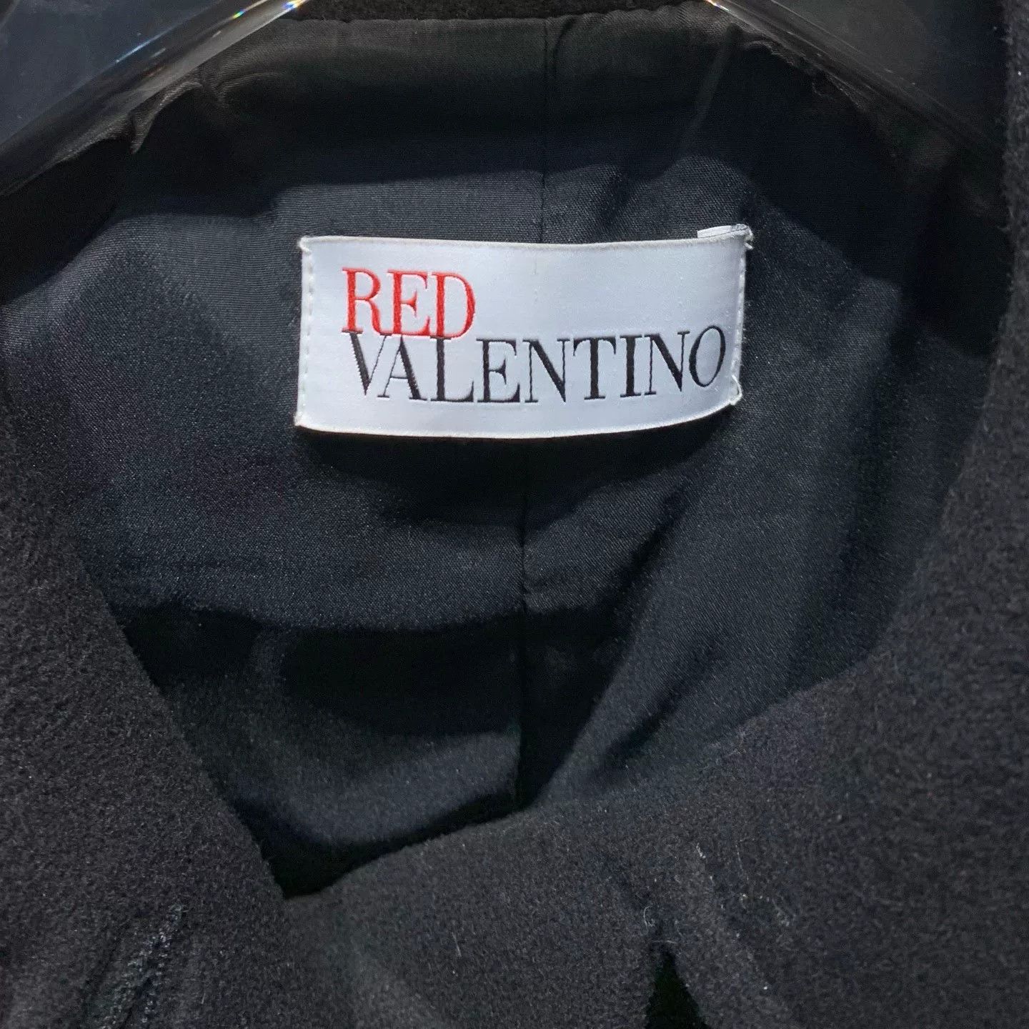 Valentino Valentino Black Wool Coat Size S / US 4 / IT 40 - 2 Thumbnail