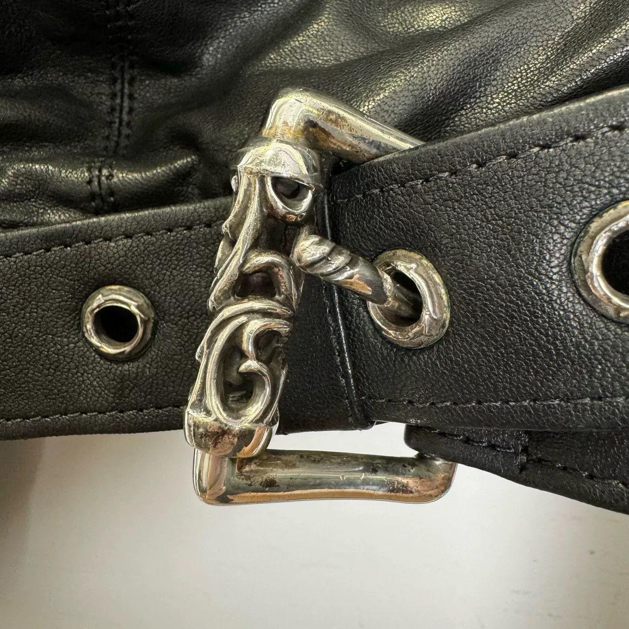 Chrome Hearts Chrome Hearts Black Biker Leather Jacket Size S / US 4 / IT 40 - 5 Thumbnail