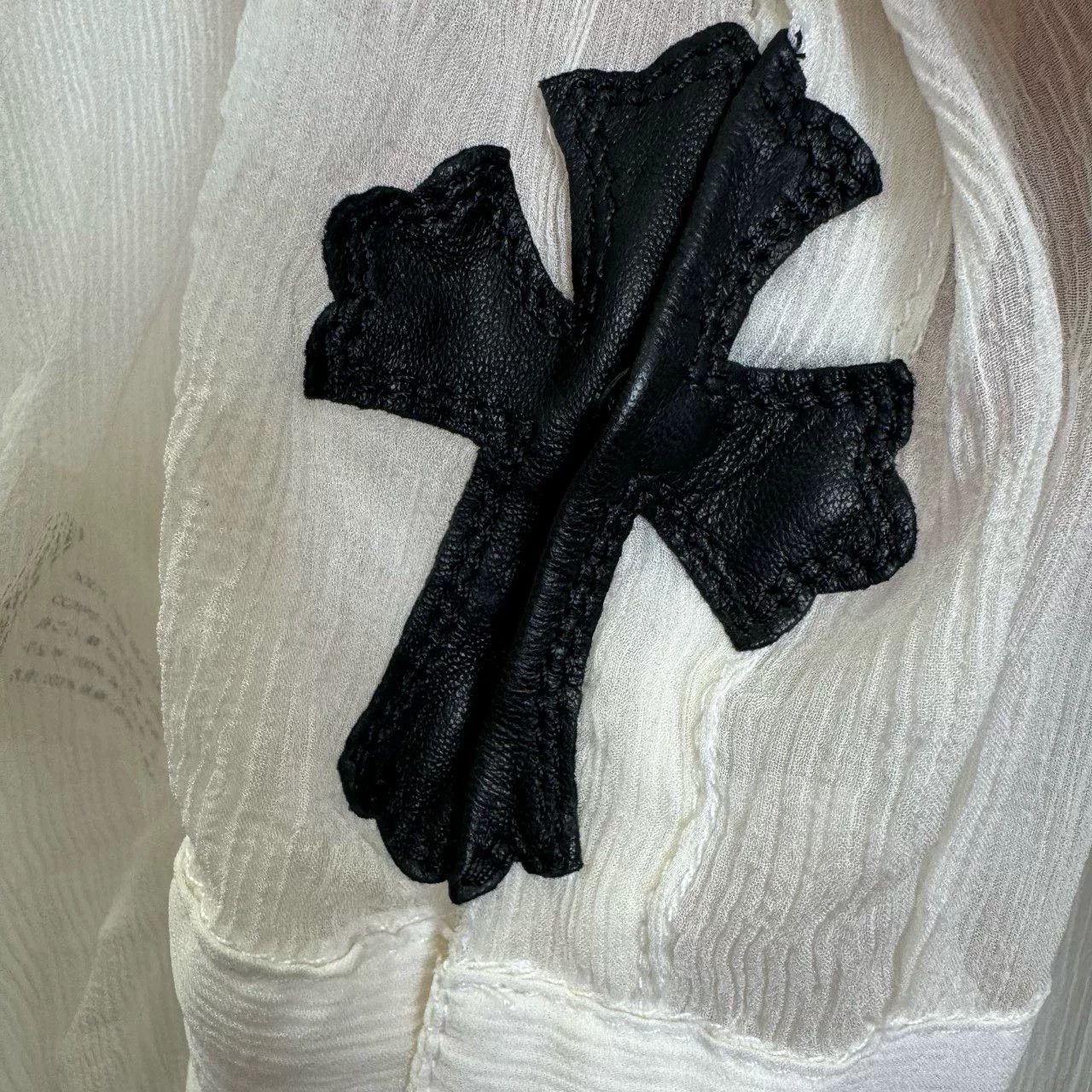 Chrome Hearts Chrome Hearts Silk Cross Patchwork Shirt Size L / US 10 / IT 46 - 6 Thumbnail