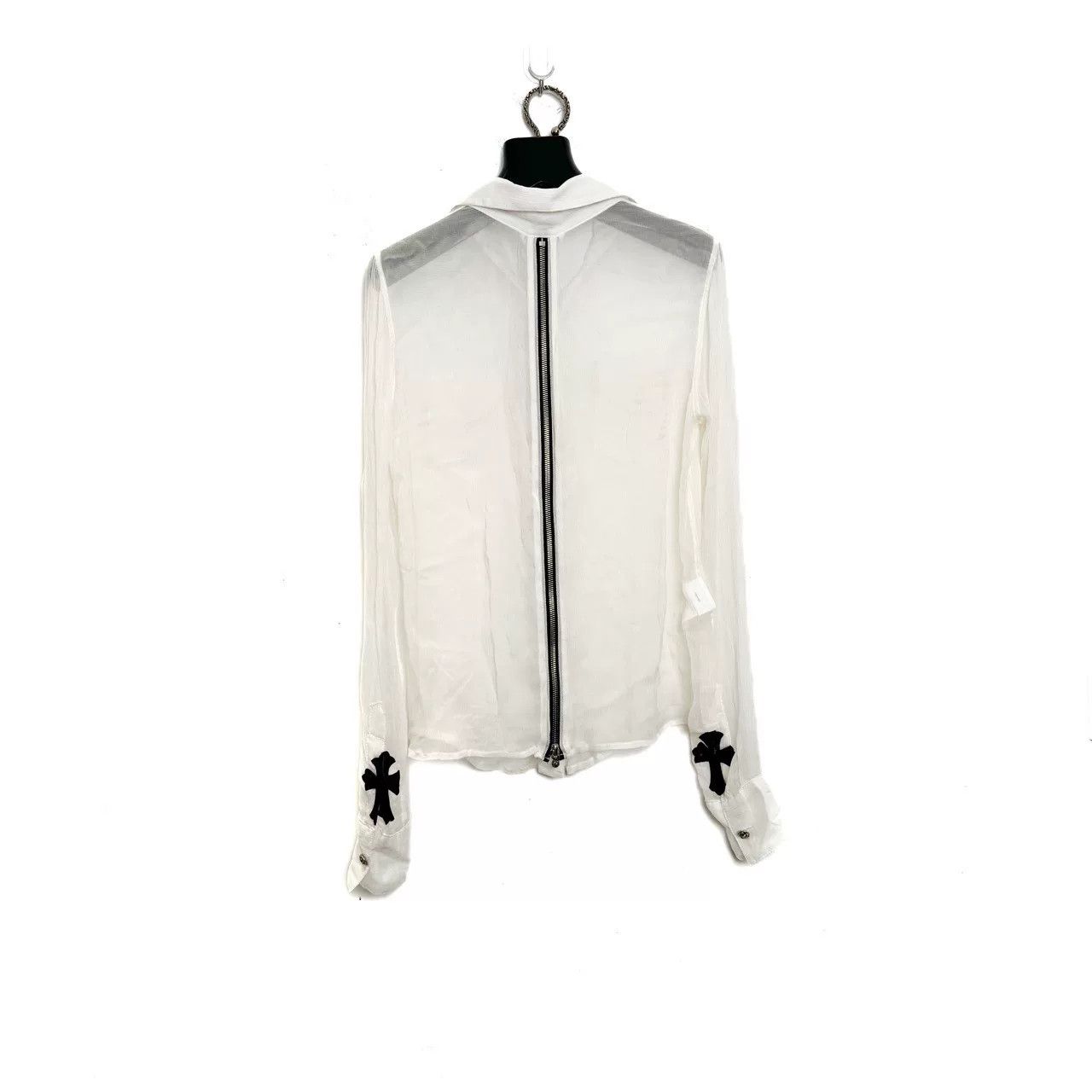 Chrome Hearts Chrome Hearts Silk Cross Patchwork Shirt Size L / US 10 / IT 46 - 2 Thumbnail