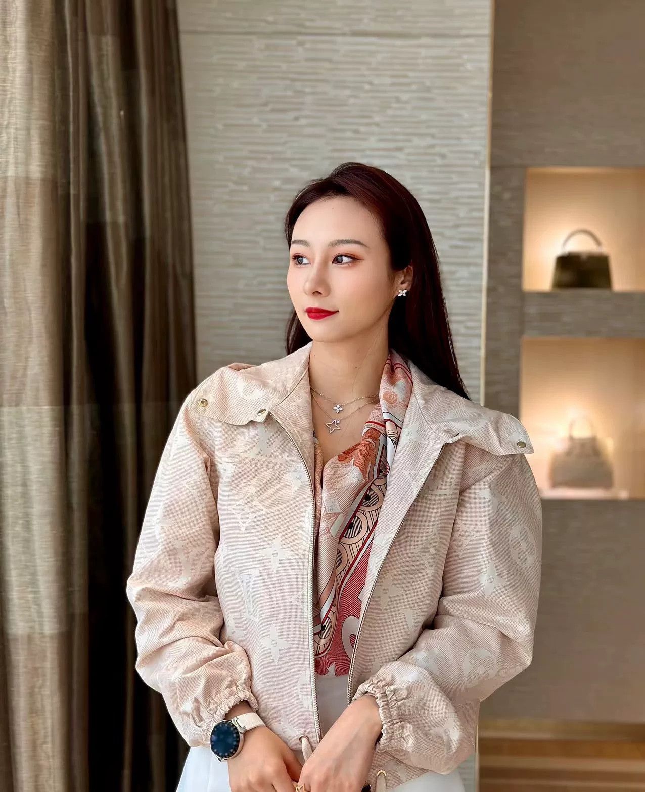 Louis Vuitton Louis Vuitton Flight Mode Pink Coat Size S / US 4 / IT 40 - 9 Thumbnail