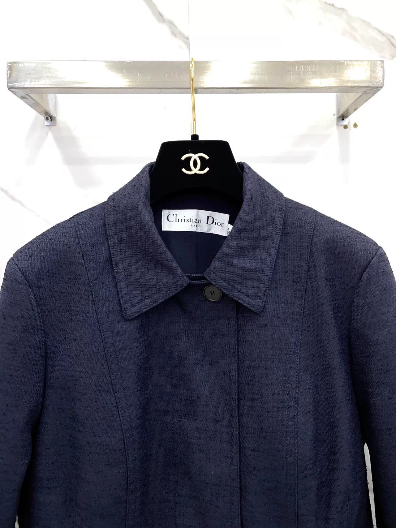 Dior Dior Single-Breasted Lapel Zipper Jacket Size S / US 4 / IT 40 - 3 Thumbnail