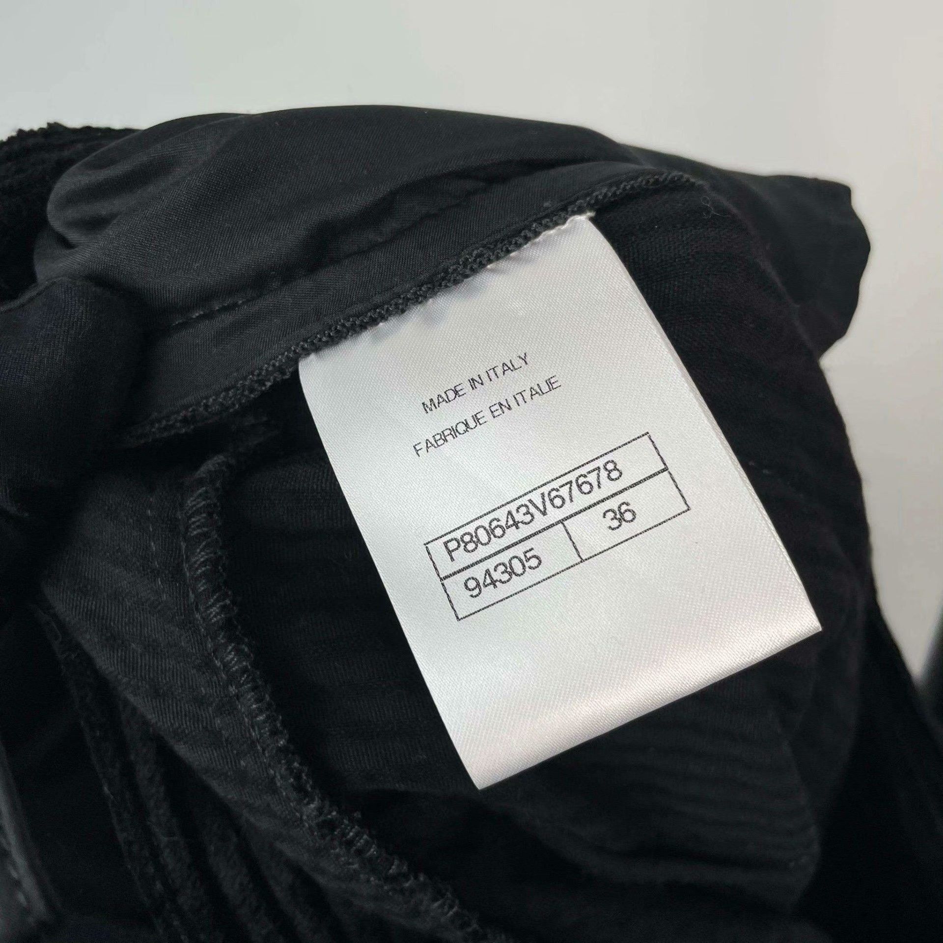 Chanel Chanel 25k Black Straight-Leg Trousers Size 36" / US 14 / IT 50 - 4 Thumbnail