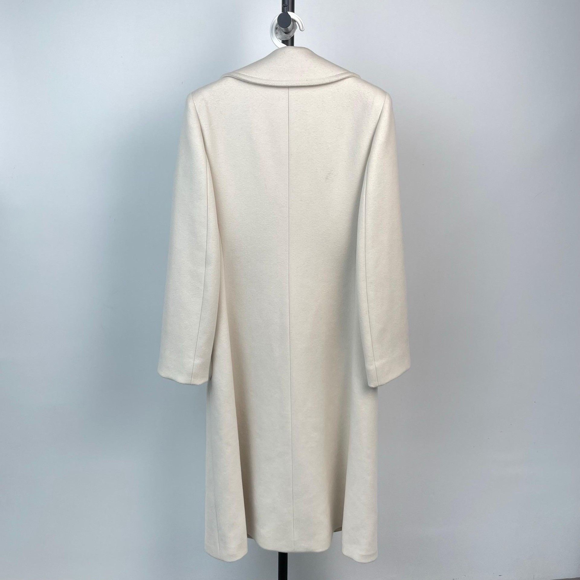 Gucci Gucci Cream Double-Breasted Wool Coat Size XS / US 0-2 / IT 36-38 - 2 Thumbnail