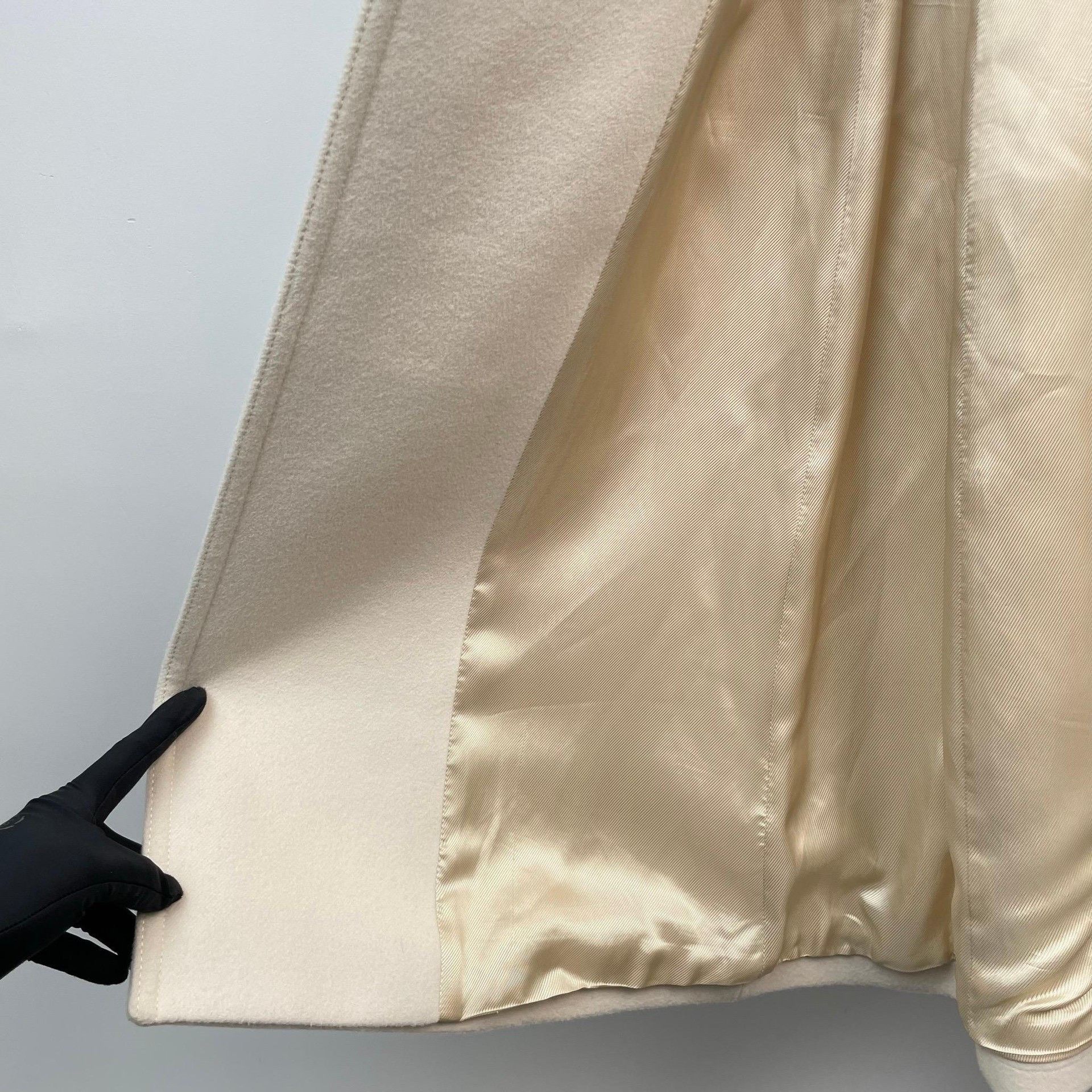 Gucci Gucci Cream Double-Breasted Wool Coat Size XS / US 0-2 / IT 36-38 - 5 Thumbnail