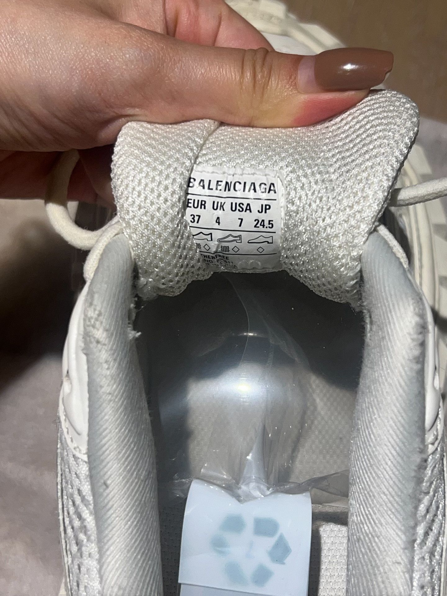 Balenciaga Balenciaga White Chunky Sole Sneakers 37 Size US 6 / IT 36 - 5 Thumbnail