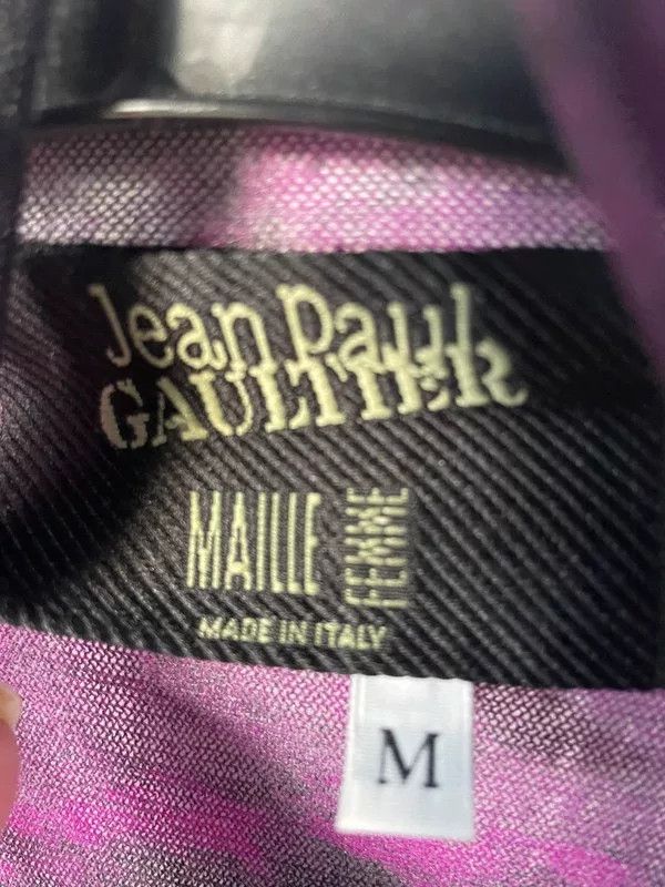 Jean Paul Gaultier Jean Paul Gaultier Sheer Face Print Top Size M / US 6-8 / IT 42-44 - 3 Thumbnail