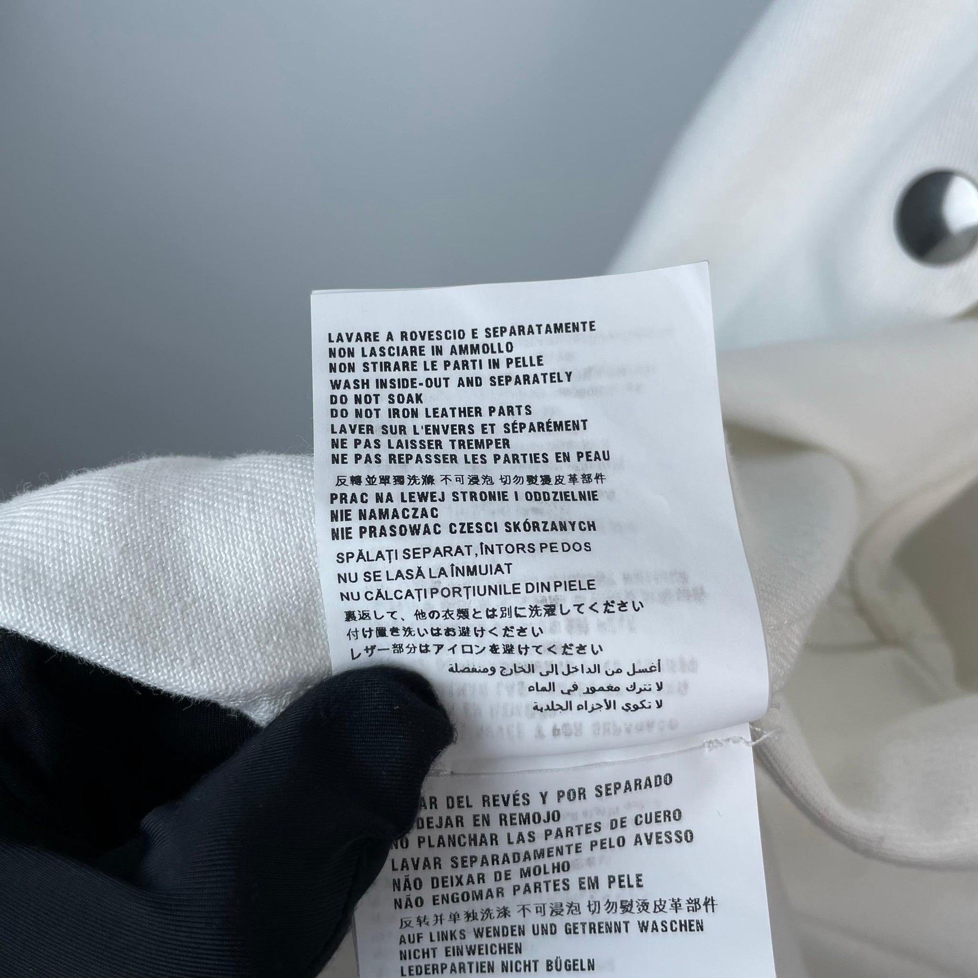 Prada Prada White Logo Long-Sleeve Shirt Coat Size XS / US 0-2 / IT 36-38 - 8 Thumbnail