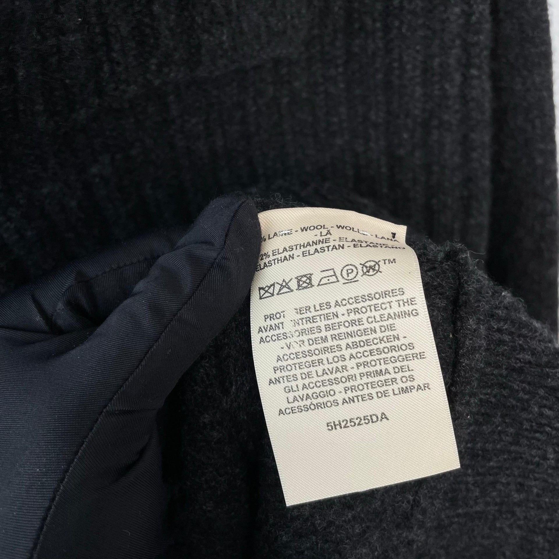 Hermes Hermes Dark Gray High-Neck Knit Sweater Size XXS / US 00 / IT 34 - 8 Thumbnail