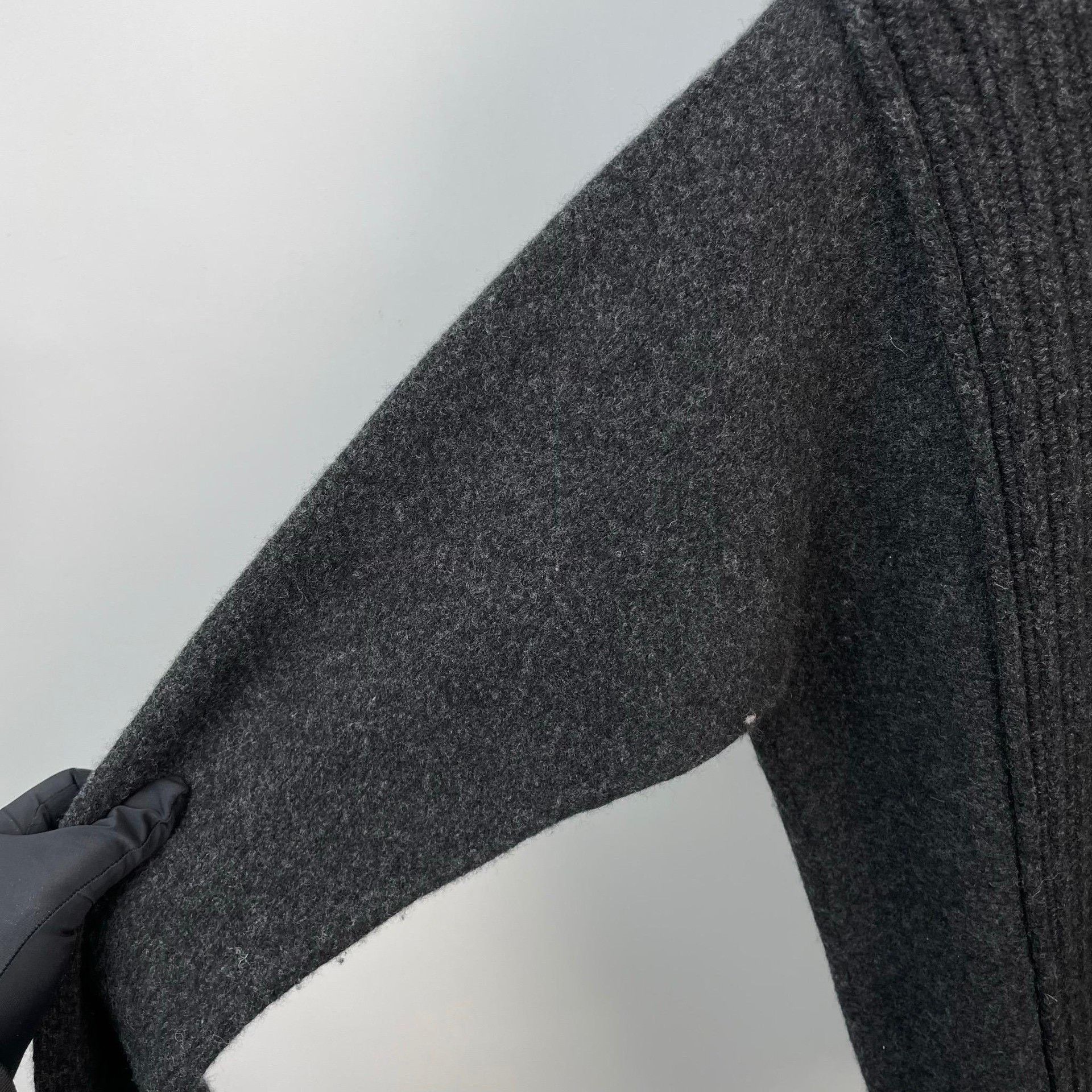 Hermes Hermes Dark Gray High-Neck Knit Sweater Size XXS / US 00 / IT 34 - 9 Thumbnail