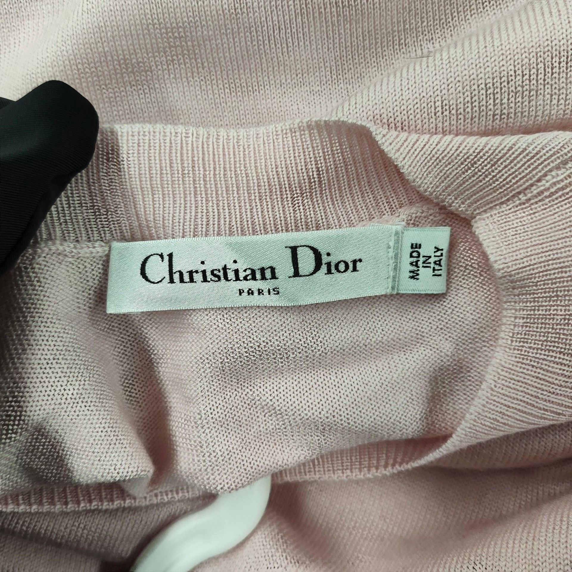Dior Dior Pink Shield Logo Knit Crewneck Sweater Size S / US 4 / IT 40 - 9 Thumbnail