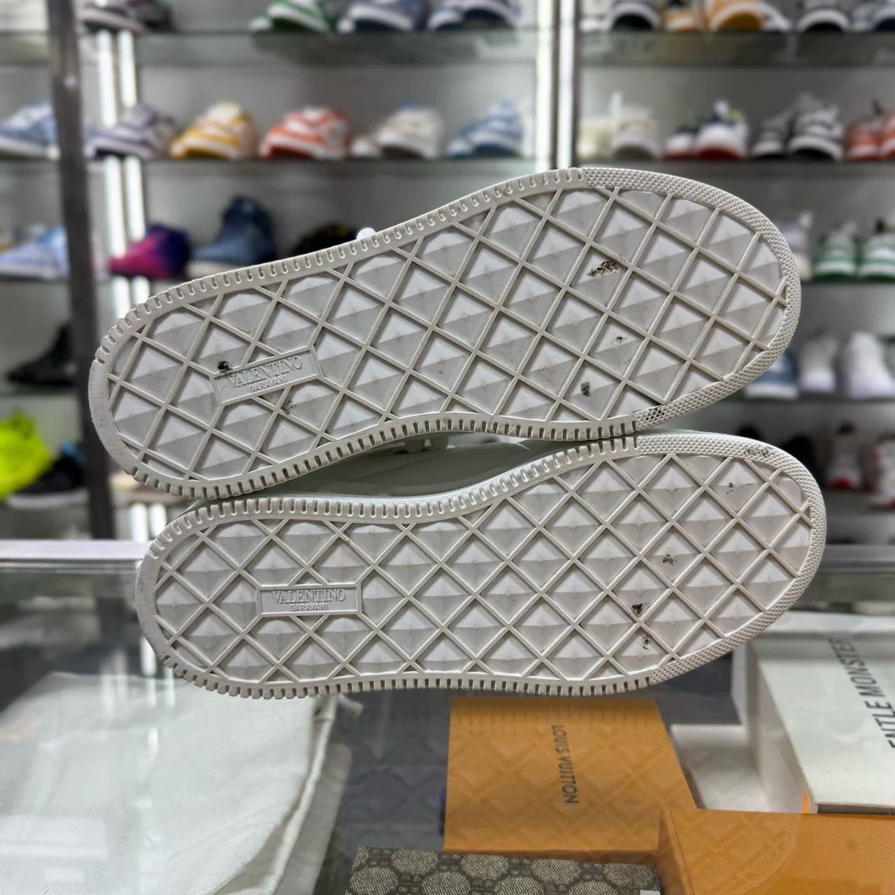Valentino Valentino Thick-Soled White Sneakers Size US 9 / IT 39 - 7 Thumbnail