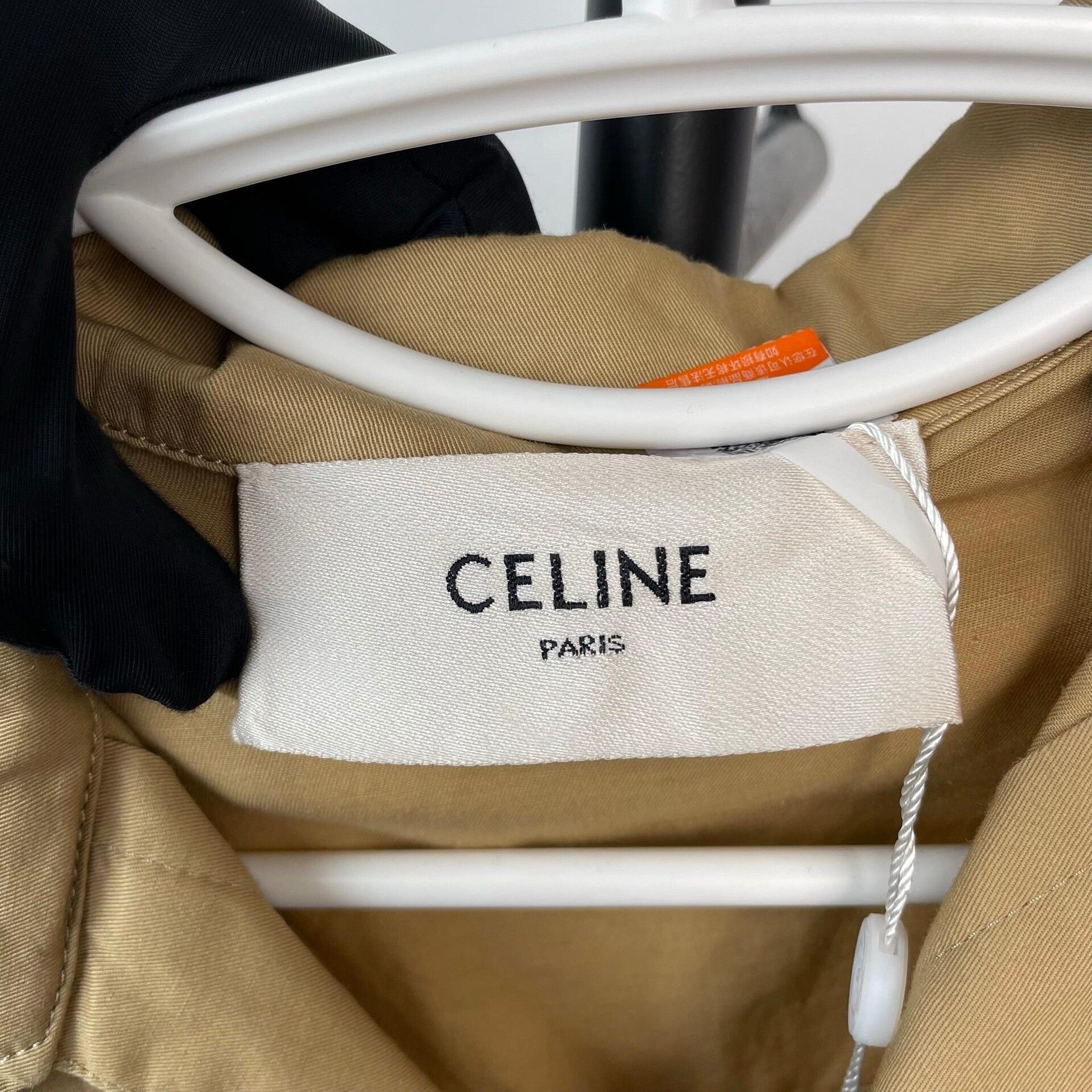 Celine Celine Beige V-Neck Cross Drawstring Shirt Dress Size S / US 4 / IT 40 - 5 Thumbnail