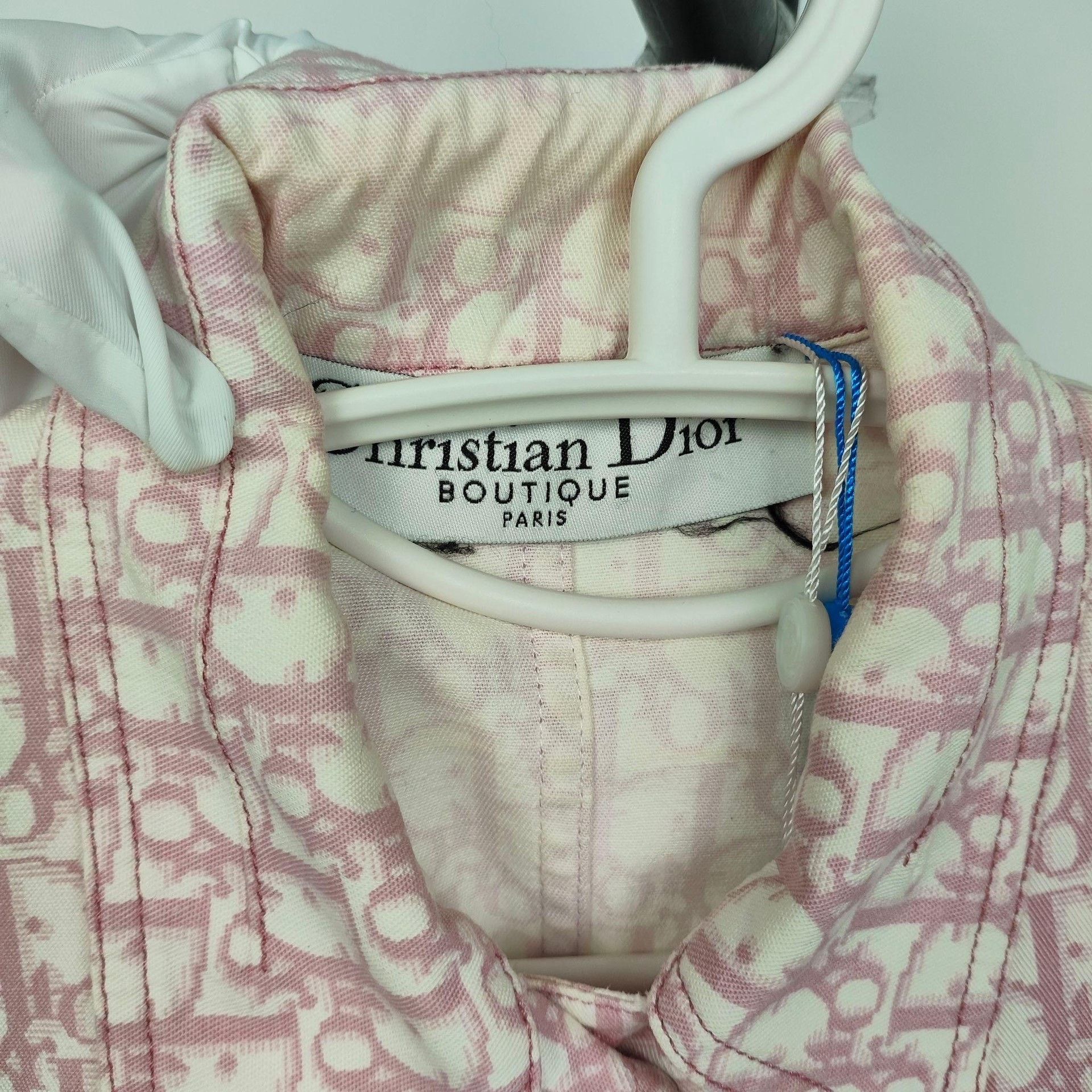 Dior Dior Light Pink Cropped Denim Jacket Size S / US 4 / IT 40 - 6 Thumbnail