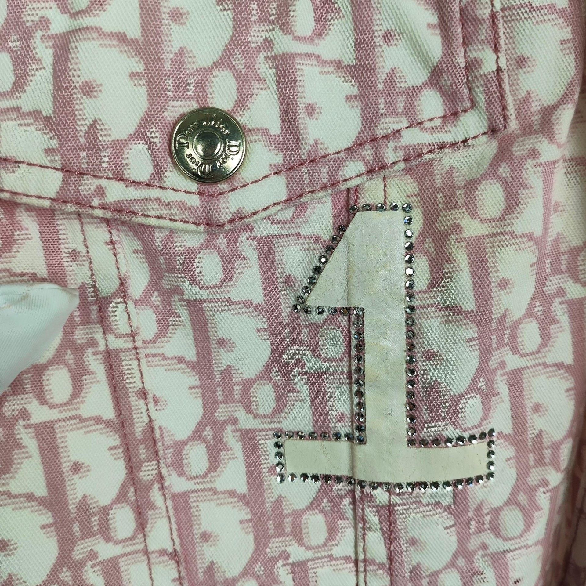 Dior Dior Light Pink Cropped Denim Jacket Size S / US 4 / IT 40 - 4 Thumbnail