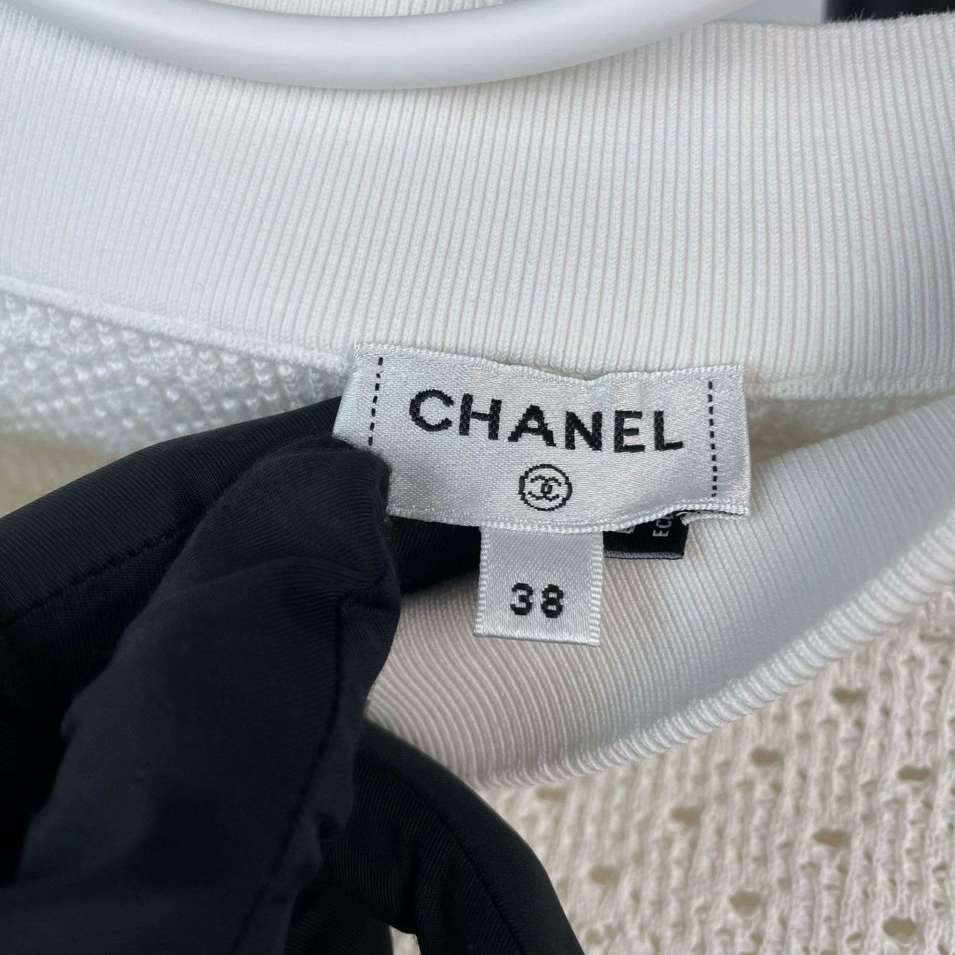 Chanel Chanel 24P White Knit Two-Piece Set Size 40" / US 18 - 5 Thumbnail