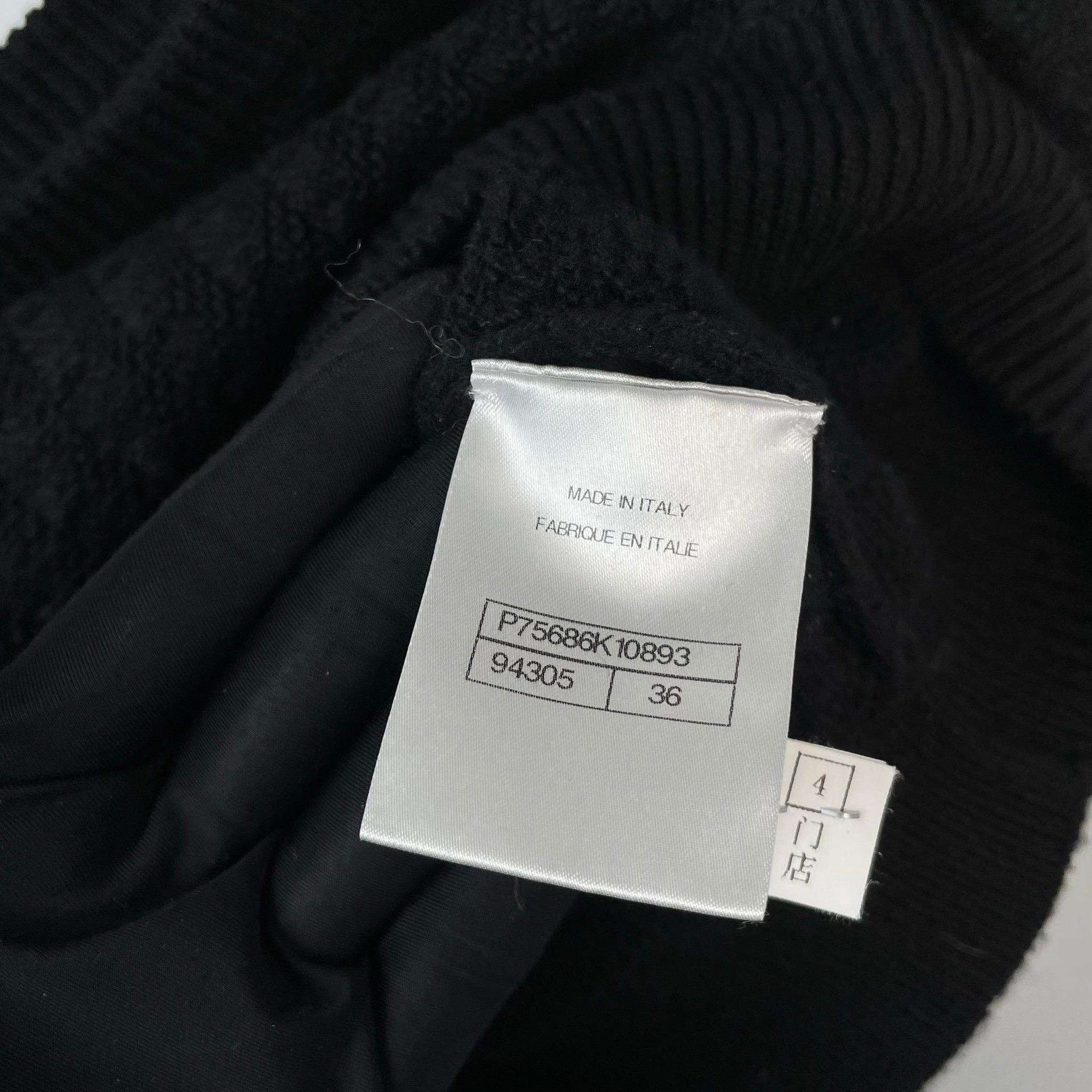 Chanel Chanel 23B Black Chain Knitted Top Size XS / US 0-2 / IT 36-38 - 8 Thumbnail