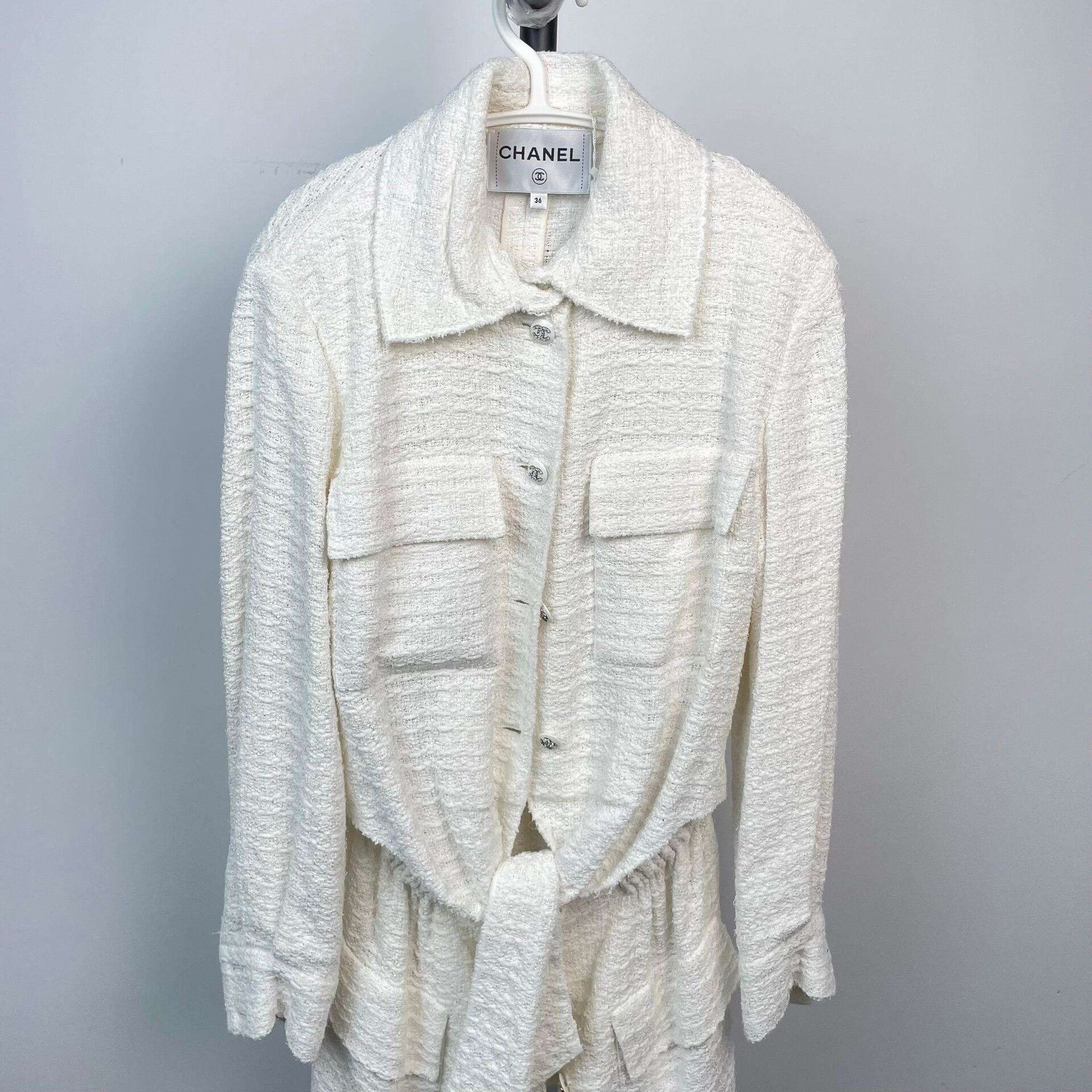 Chanel Chanel 21C Resort White Sash Coat Size XS / US 0-2 / IT 36-38 - 2 Thumbnail