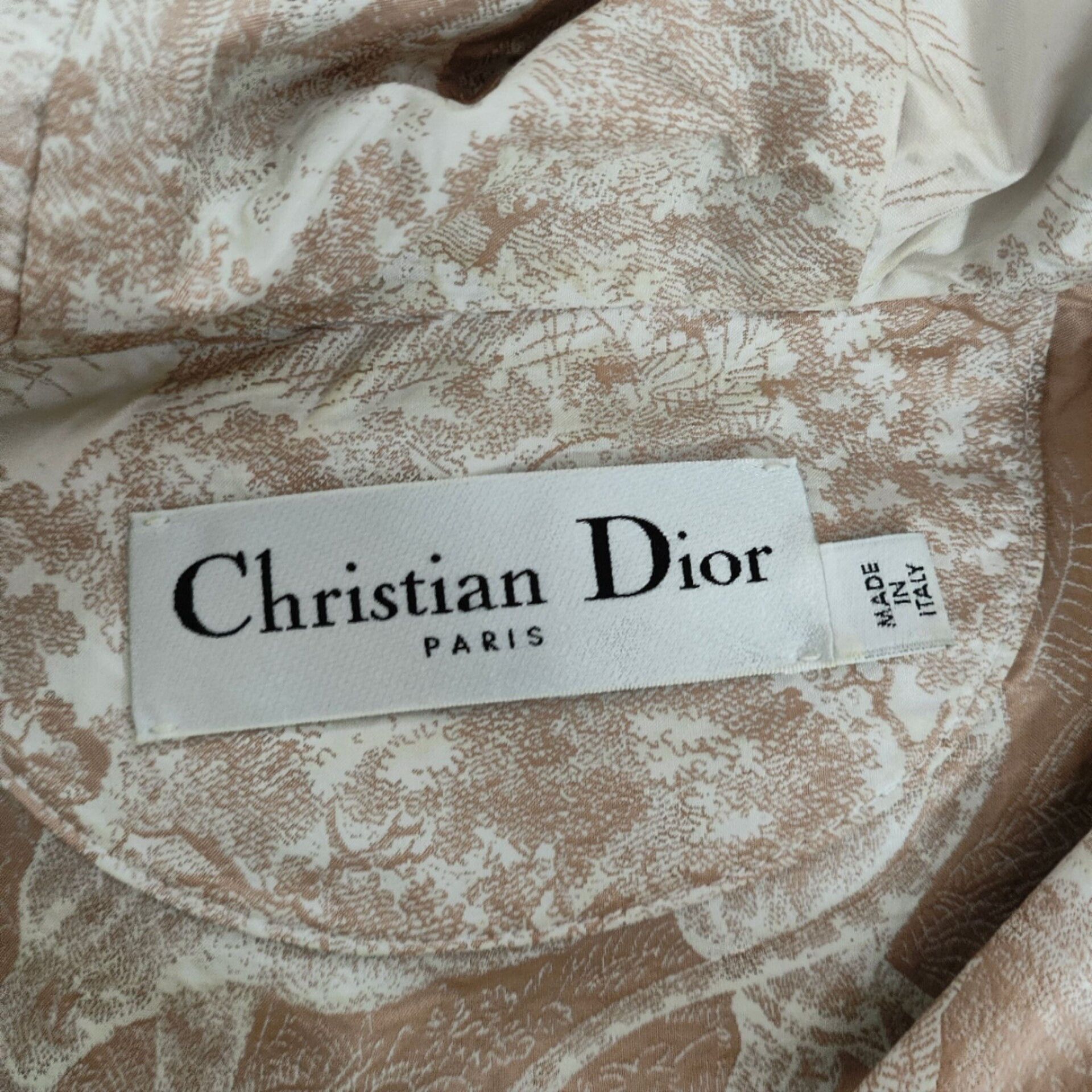 Dior Dior Animal Print Half-Zip Hooded Jacket Size XS / US 0-2 / IT 36-38 - 3 Thumbnail