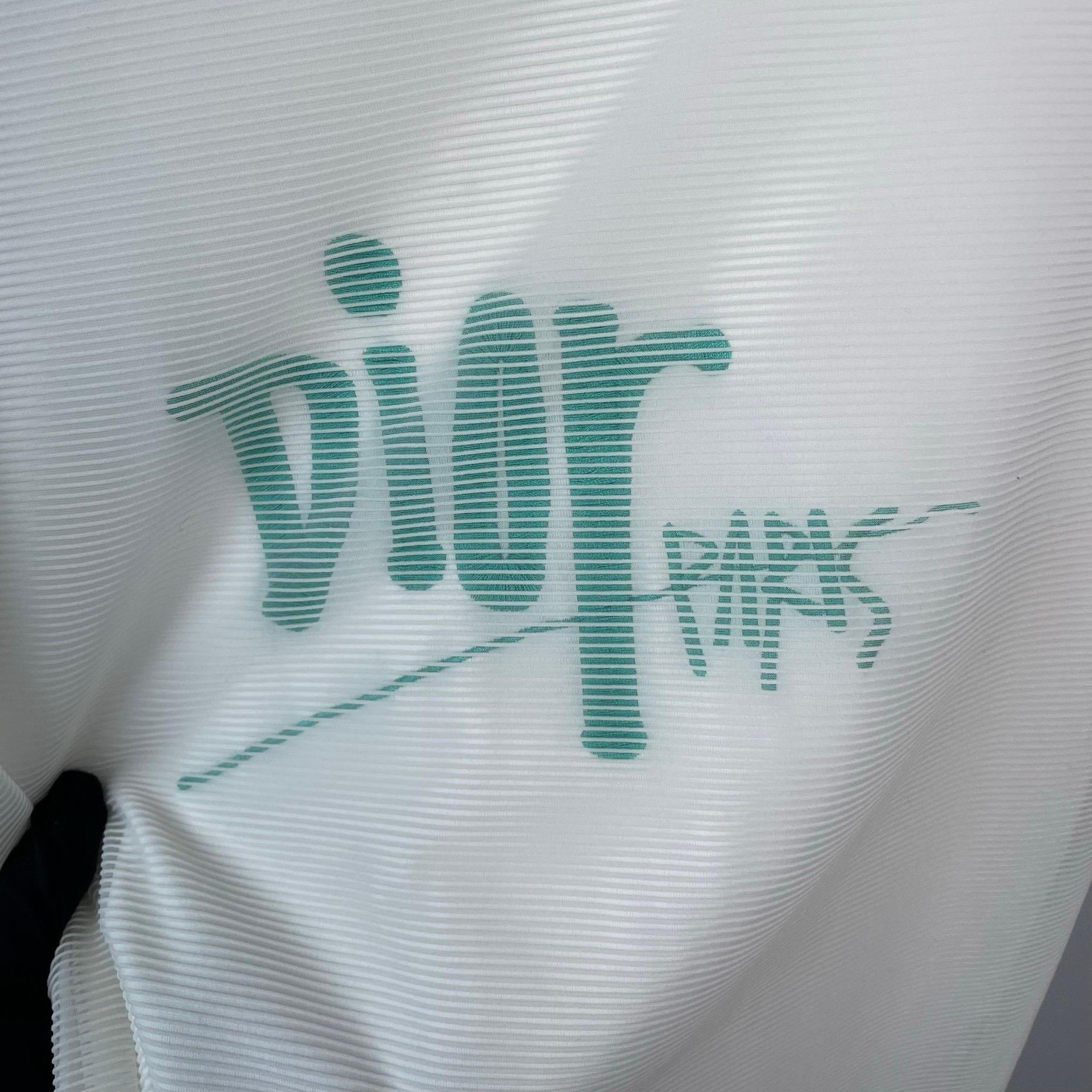 Dior Dior x Stussy White Organza Short-Sleeve Top Size XS / US 0-2 / IT 36-38 - 2 Thumbnail