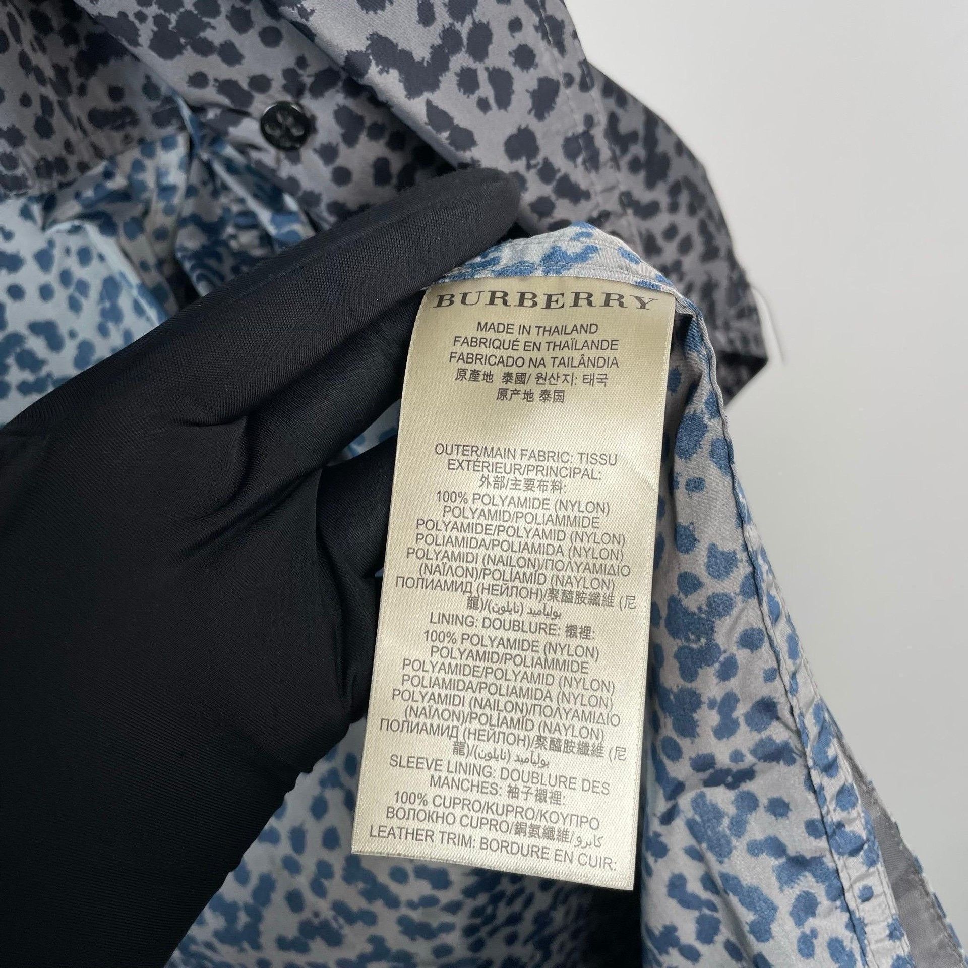 Burberry Burberry Leopard Print Double-Breasted Trench Coat Size S / US 4 / IT 40 - 7 Thumbnail