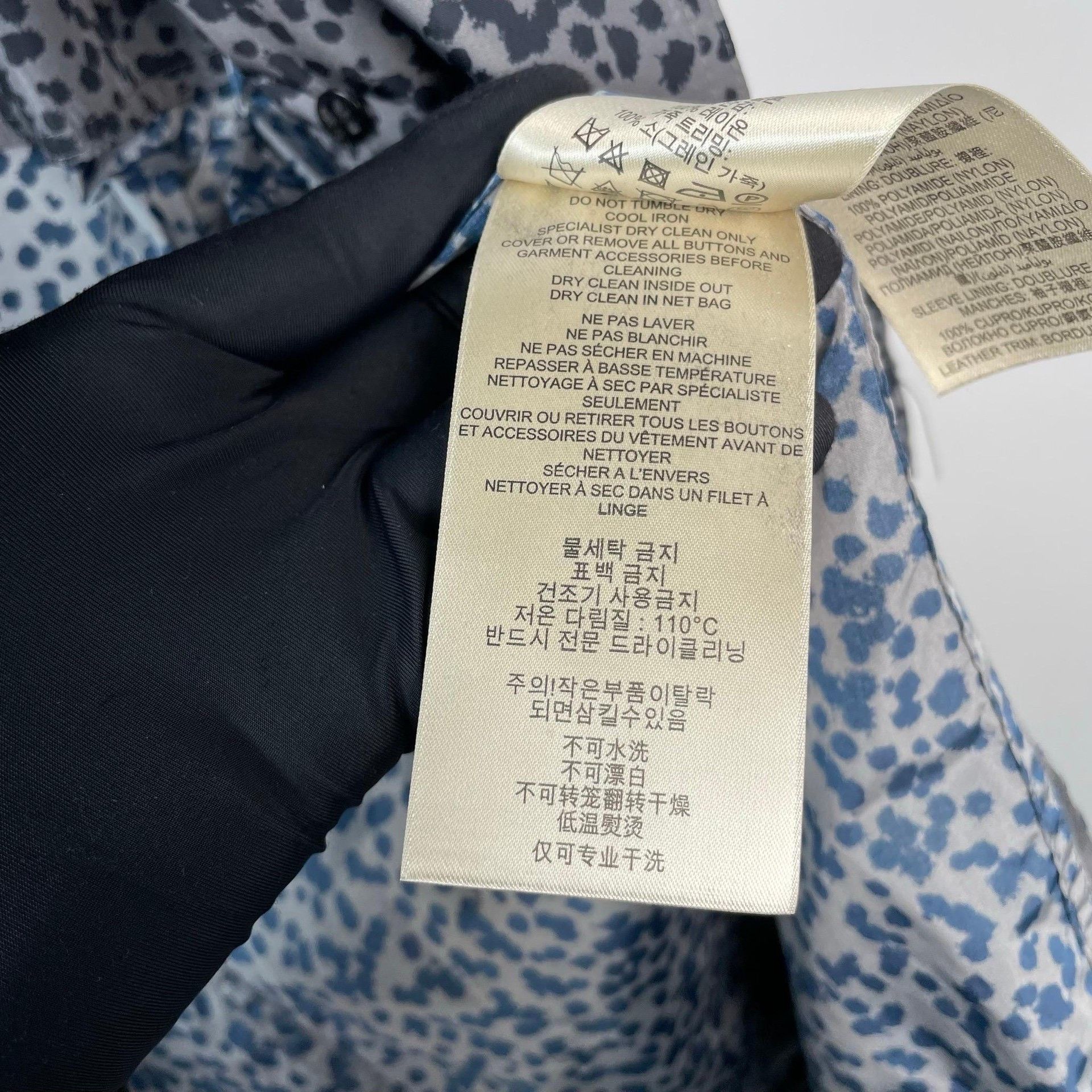 Burberry Burberry Leopard Print Double-Breasted Trench Coat Size S / US 4 / IT 40 - 9 Thumbnail