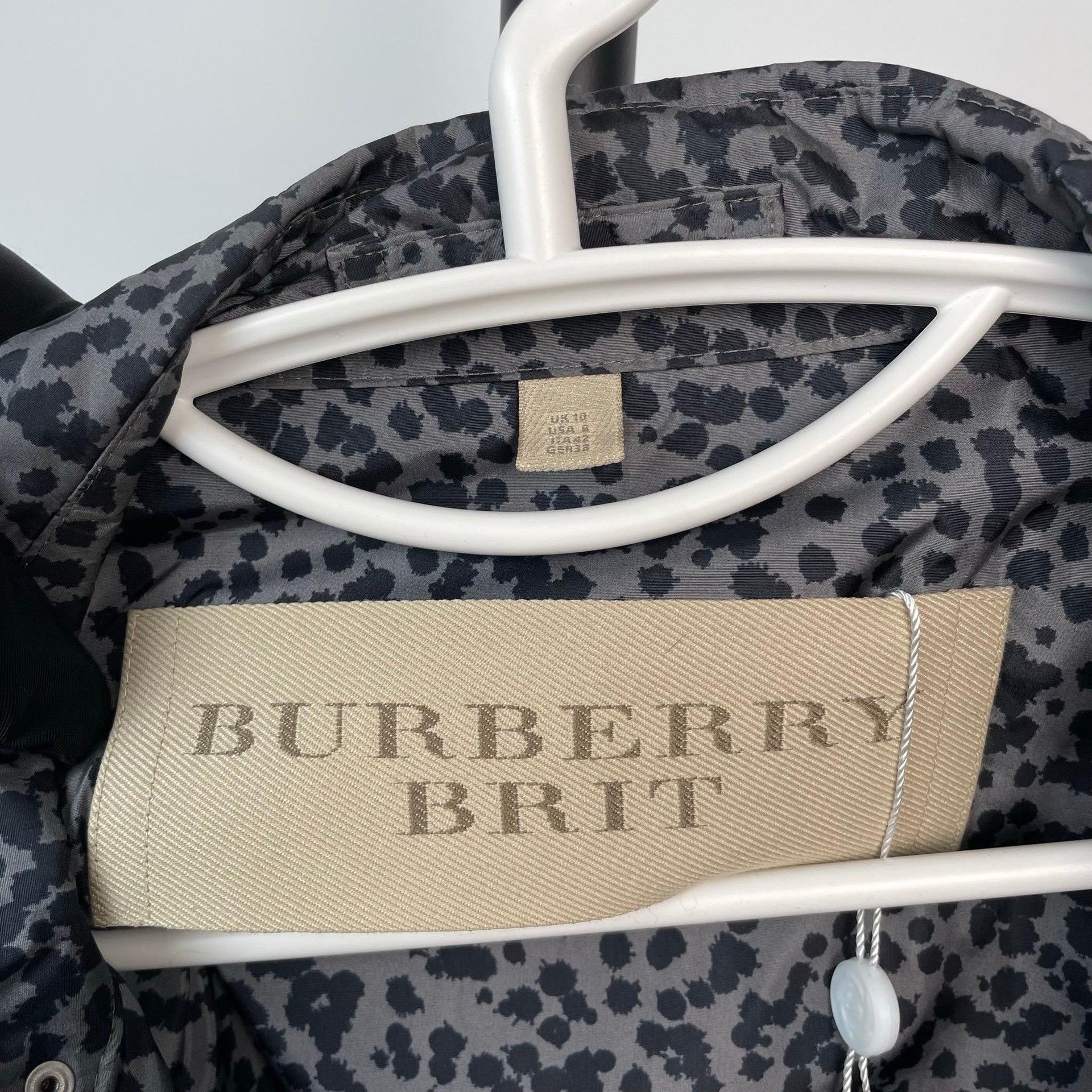 Burberry Burberry Leopard Print Double-Breasted Trench Coat Size S / US 4 / IT 40 - 5 Thumbnail