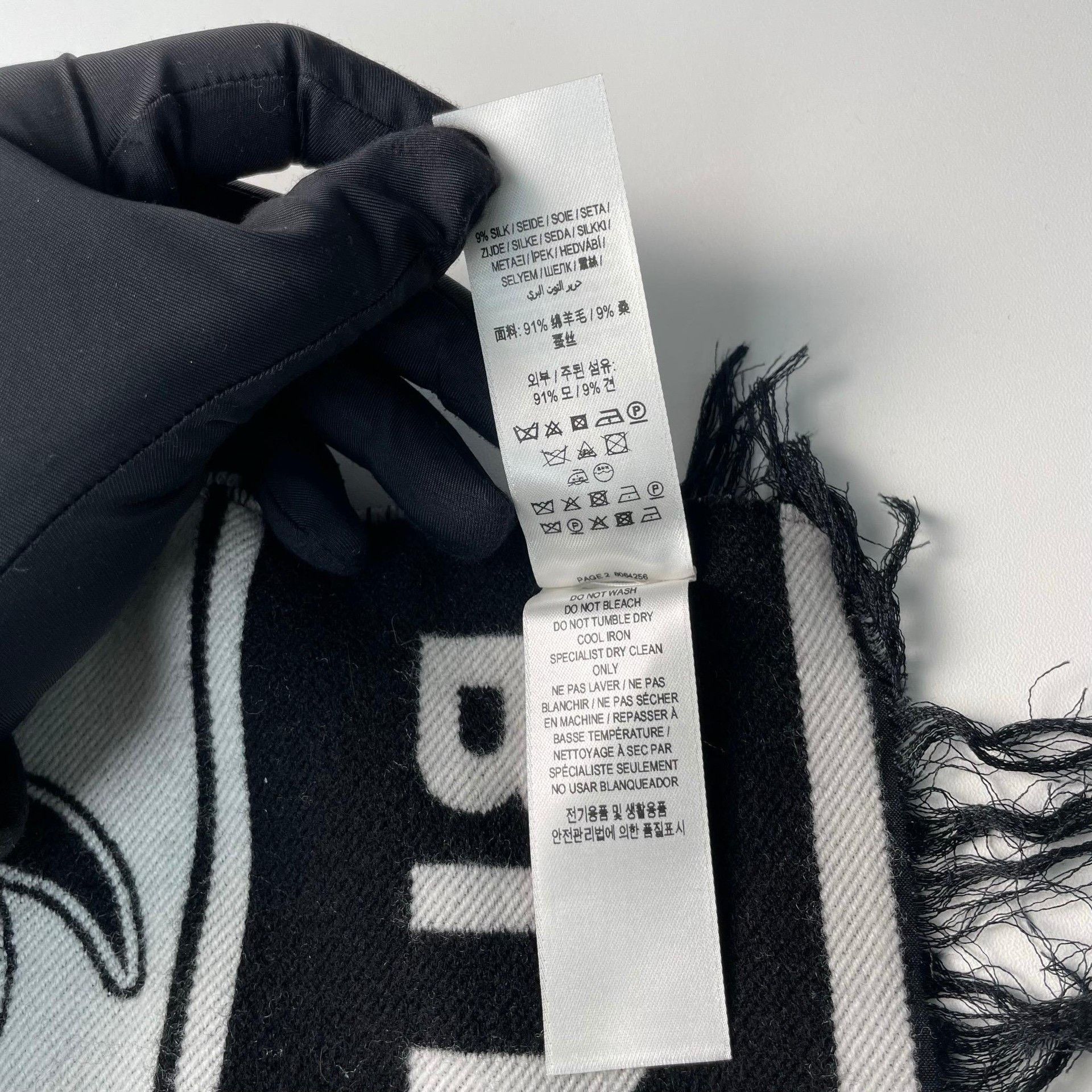 Burberry Burberry Limited Rabbit Fringed Scarf Size ONE SIZE - 7 Thumbnail