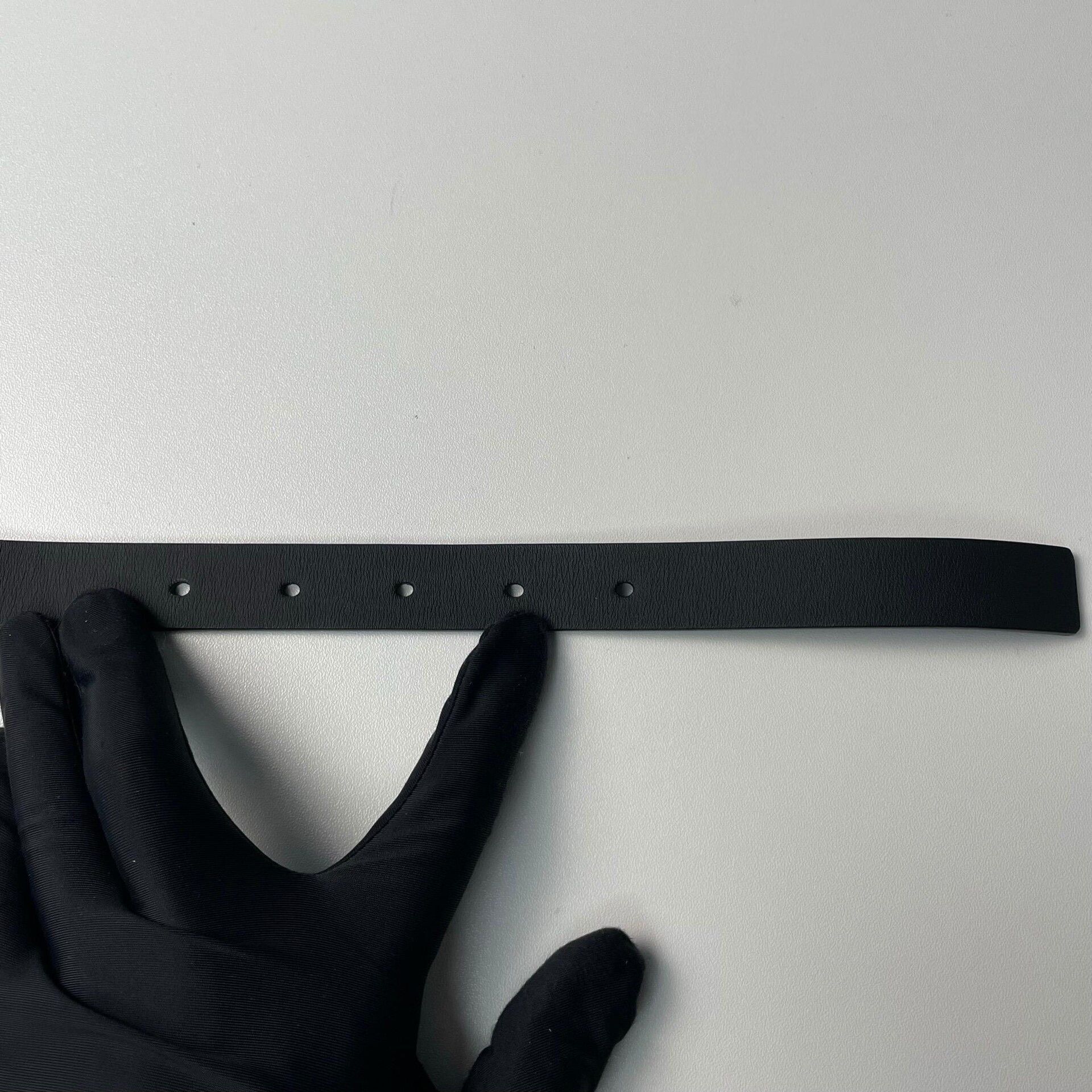 Dior Dior Black Saddle Buckle Matte Leather Belt Size ONE SIZE - 4 Thumbnail