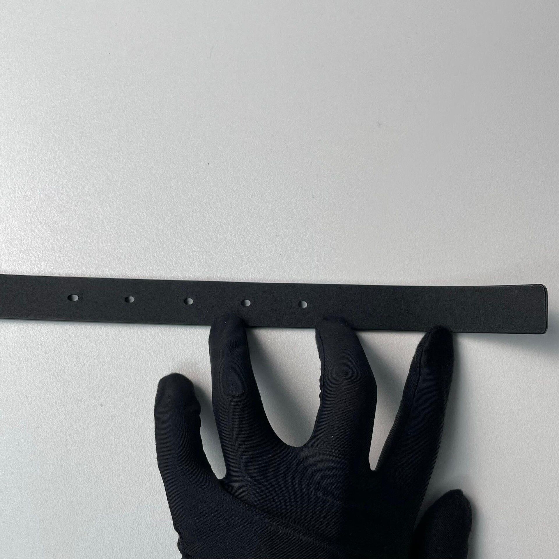 Dior Dior Black Saddle Buckle Matte Leather Belt Size ONE SIZE - 3 Thumbnail