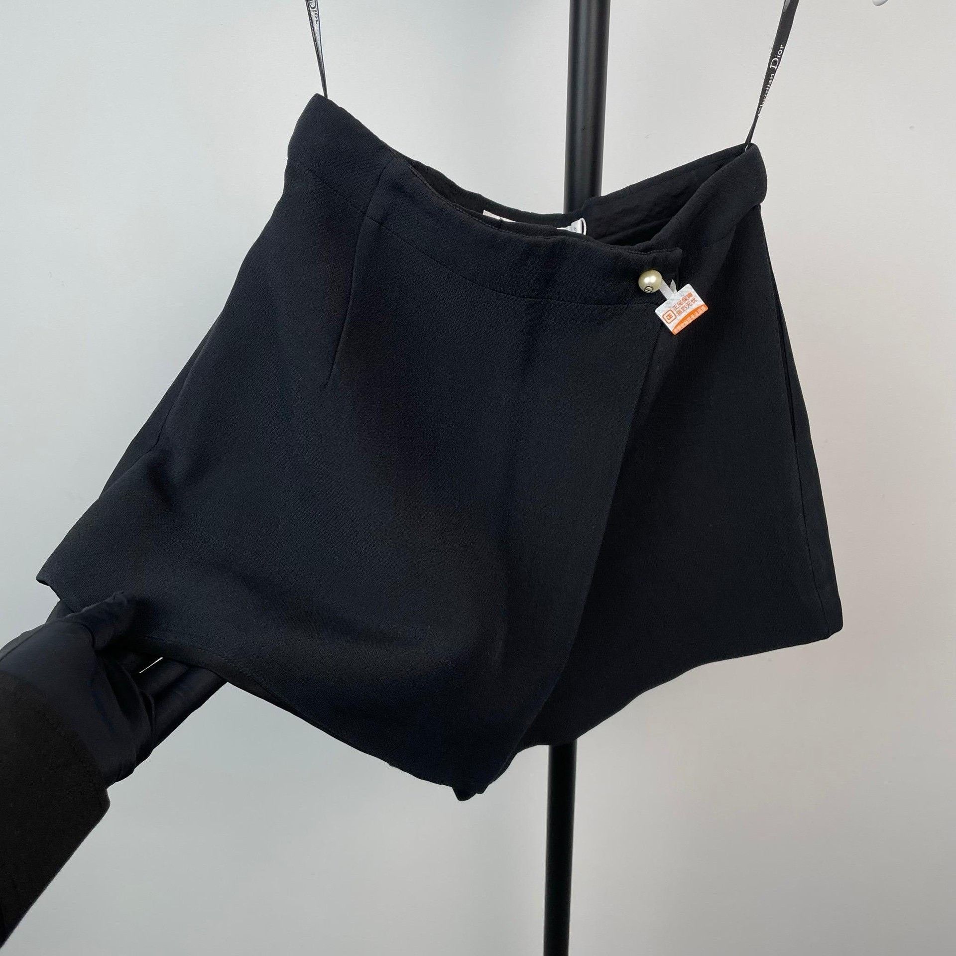 Dior Dior Black High-Waisted CD Buckle Culottes Size 34" / US 12 / IT 48 - 3 Thumbnail