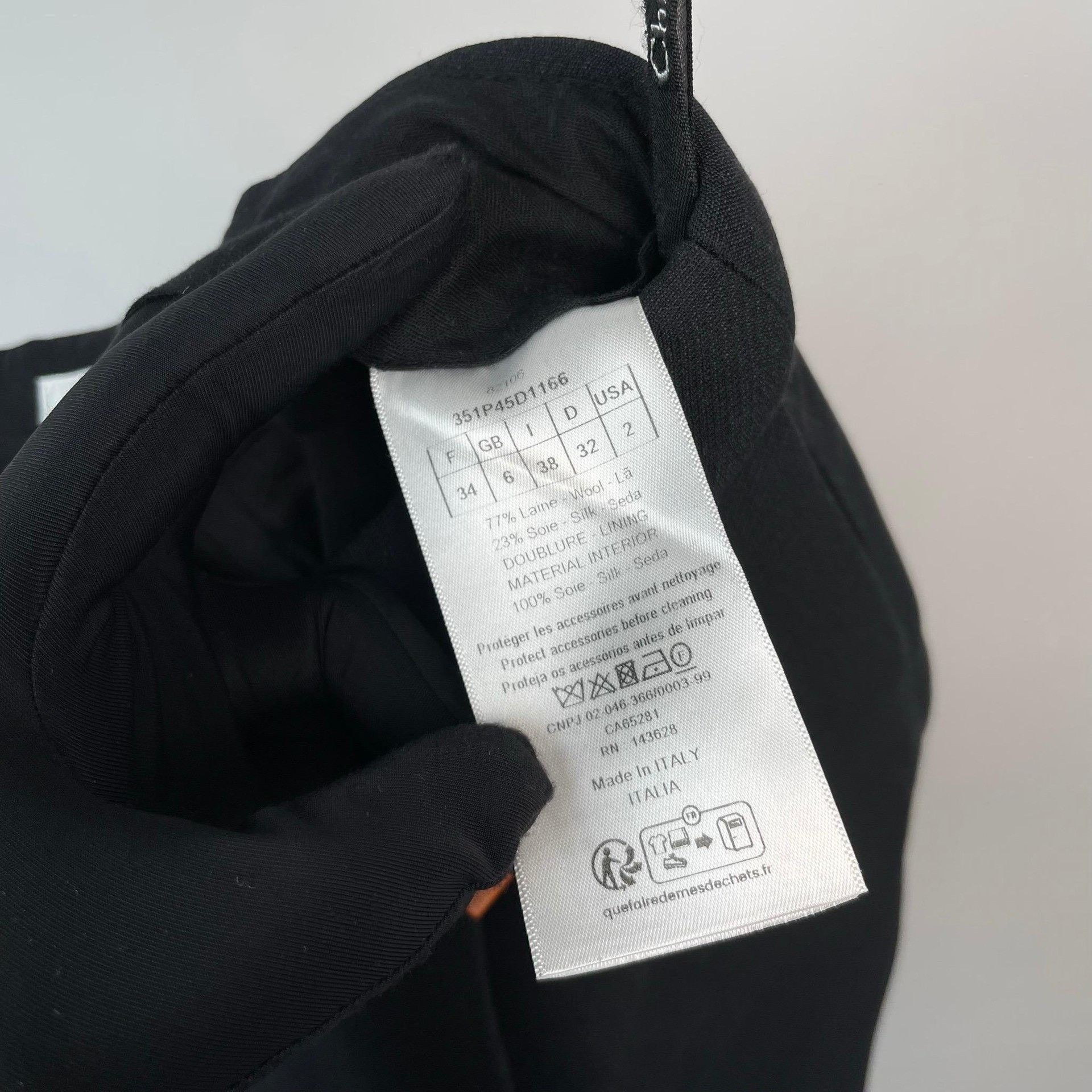 Dior Dior Black High-Waisted CD Buckle Culottes Size 34" / US 12 / IT 48 - 6 Thumbnail