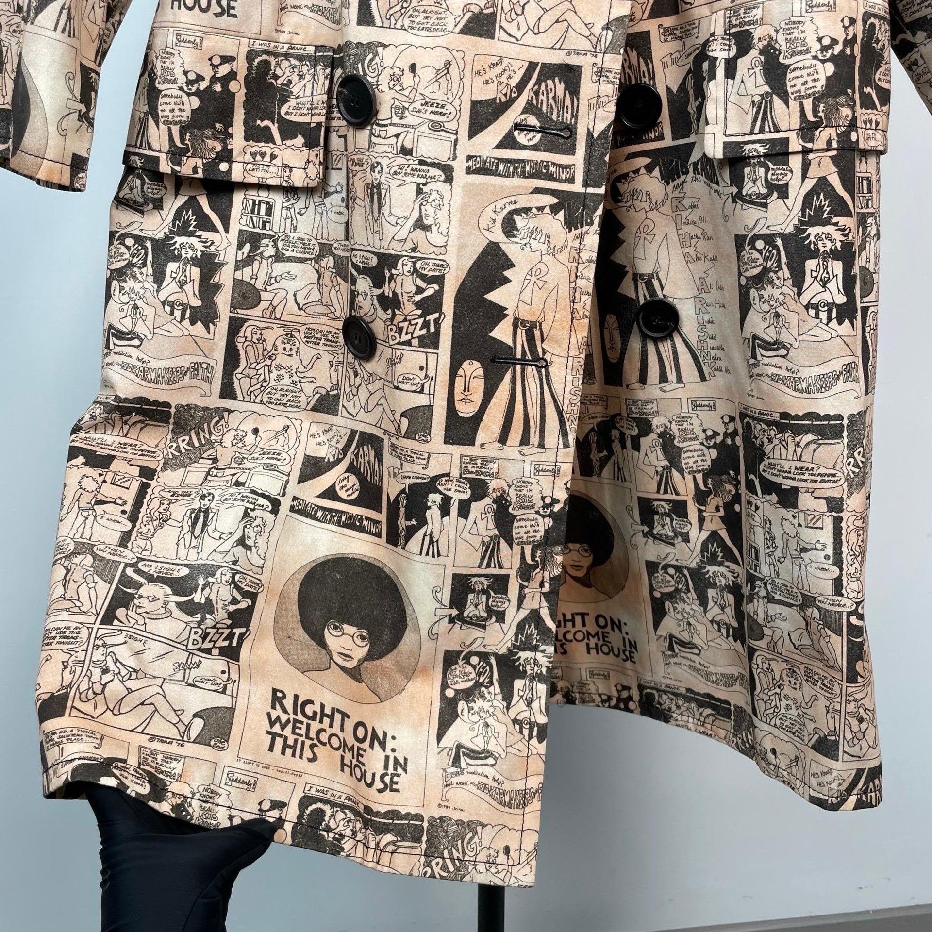 Prada Prada Vintage Showpiece Leopard Collar Coat Size S / US 4 / IT 40 - 9 Thumbnail