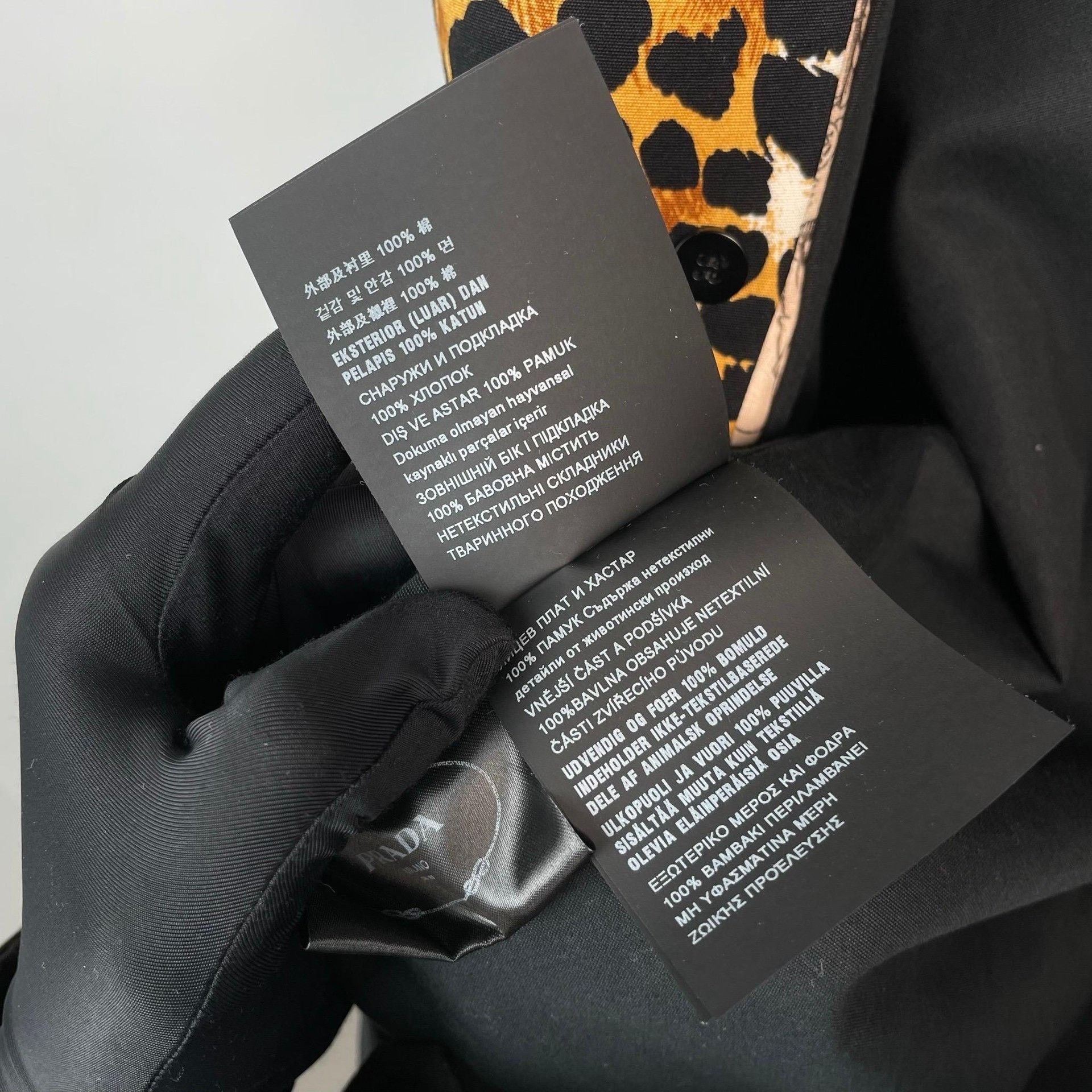 Prada Prada Vintage Showpiece Leopard Collar Coat Size S / US 4 / IT 40 - 8 Thumbnail