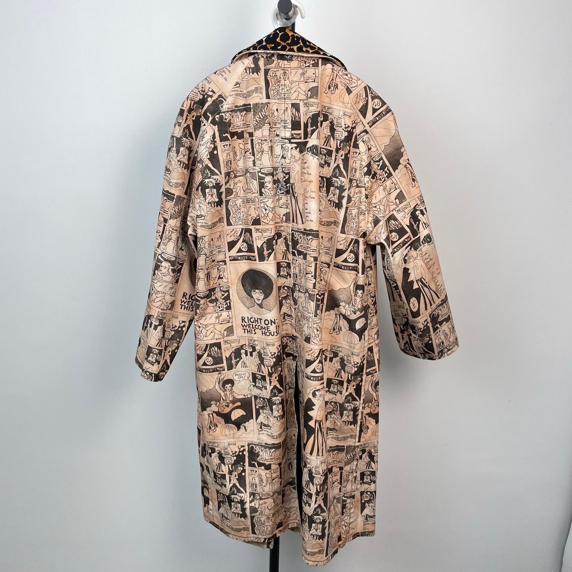 Prada Prada Vintage Showpiece Leopard Collar Coat Size S / US 4 / IT 40 - 2 Thumbnail
