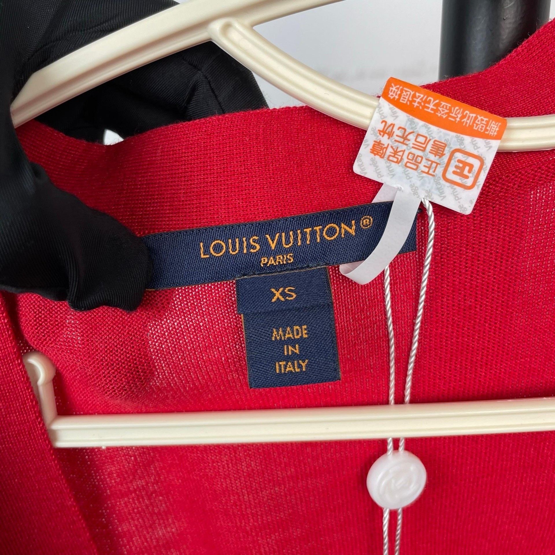 Louis Vuitton Louis Vuitton Red Striped Pearl Button Cardigan Size XS / US 0-2 / IT 36-38 - 5 Thumbnail