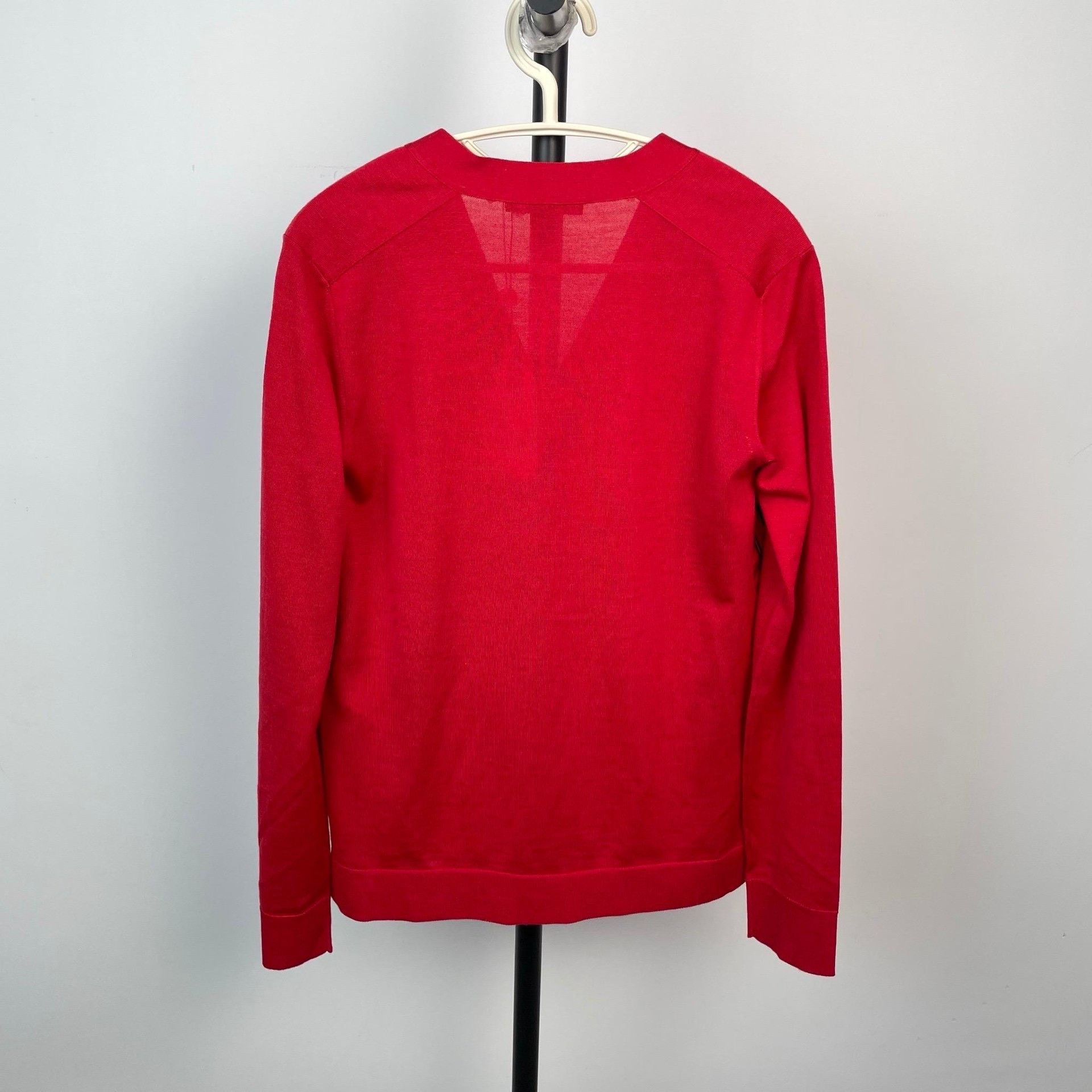 Louis Vuitton Louis Vuitton Red Striped Pearl Button Cardigan Size XS / US 0-2 / IT 36-38 - 2 Thumbnail