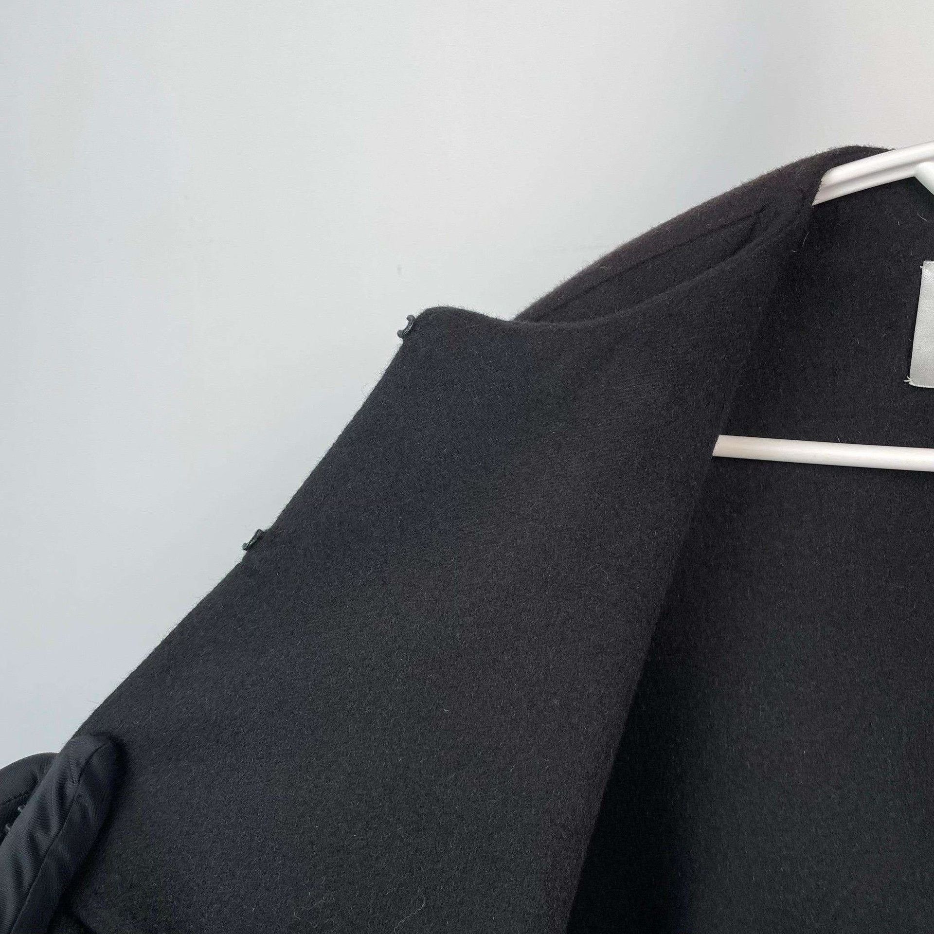 Valentino Valentino Black Puffed Sleeve Wool Coat Size M / US 6-8 / IT 42-44 - 4 Thumbnail