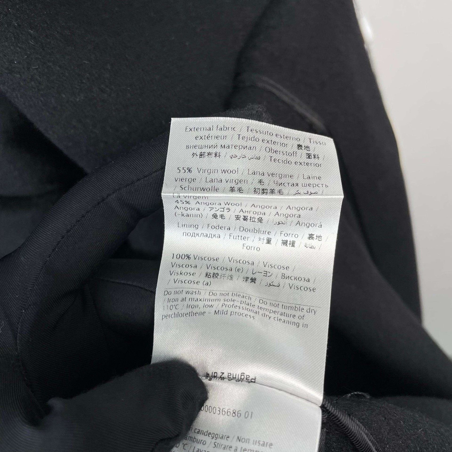 Valentino Valentino Black Puffed Sleeve Wool Coat Size M / US 6-8 / IT 42-44 - 8 Thumbnail