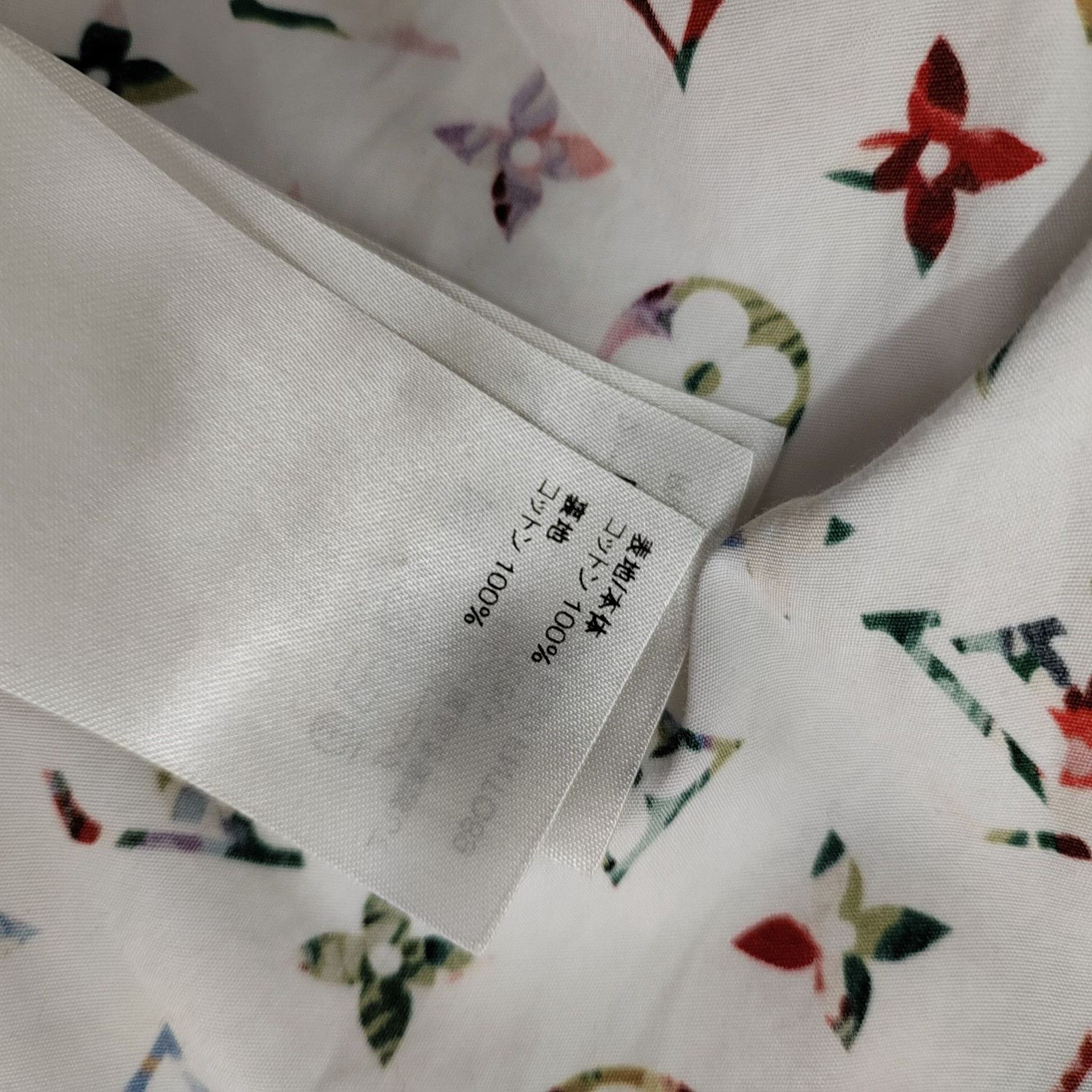 Louis Vuitton Louis Vuitton White Colorful Print Shirt Size XXS / US 00 / IT 34 - 7 Thumbnail