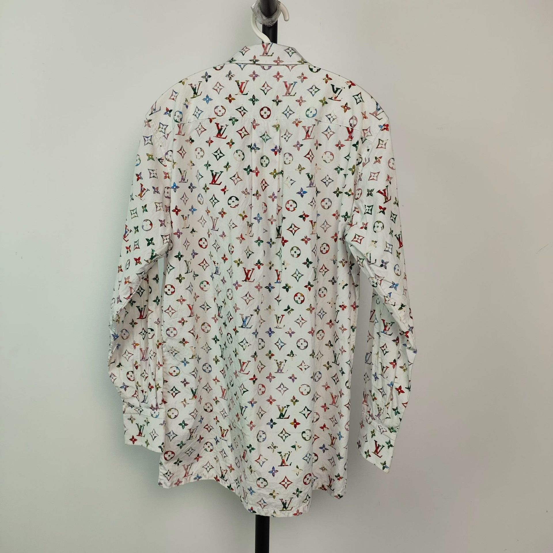 Louis Vuitton Louis Vuitton White Colorful Print Shirt Size XXS / US 00 / IT 34 - 2 Thumbnail