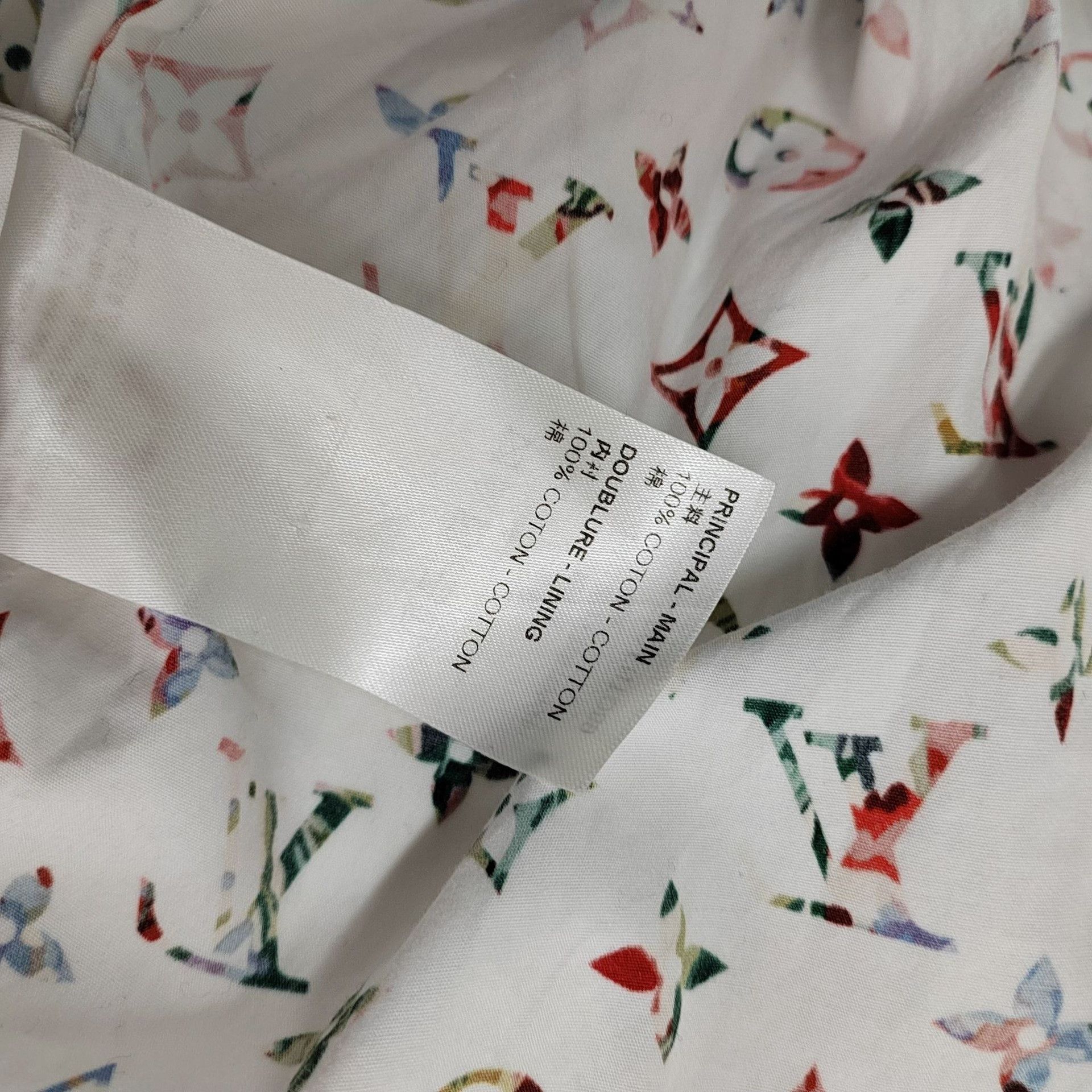 Louis Vuitton Louis Vuitton White Colorful Print Shirt Size XXS / US 00 / IT 34 - 5 Thumbnail