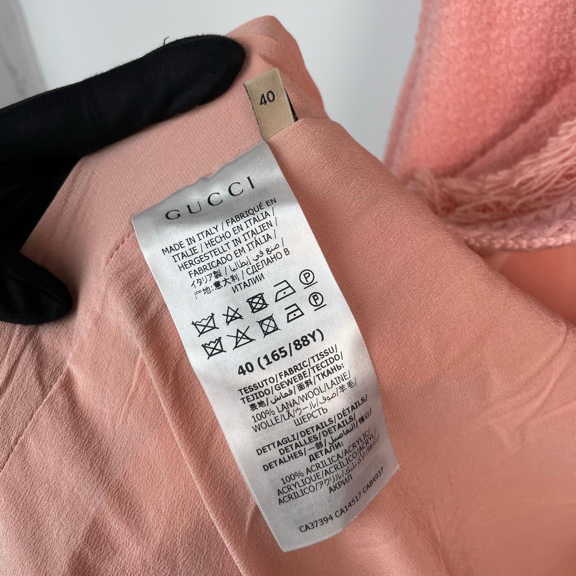 Gucci Gucci Pink Tassel Open Front Cardigan Size S / US 4 / IT 40 - 6 Thumbnail
