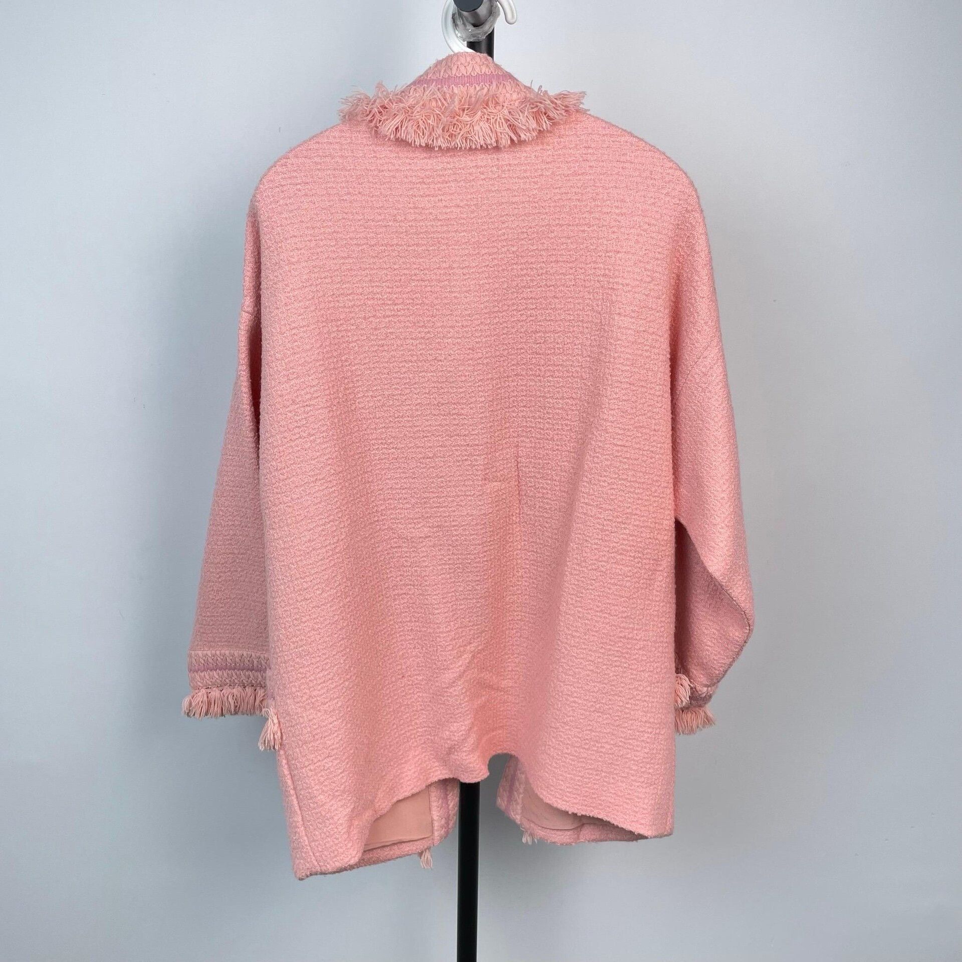 Gucci Gucci Pink Tassel Open Front Cardigan Size S / US 4 / IT 40 - 2 Thumbnail