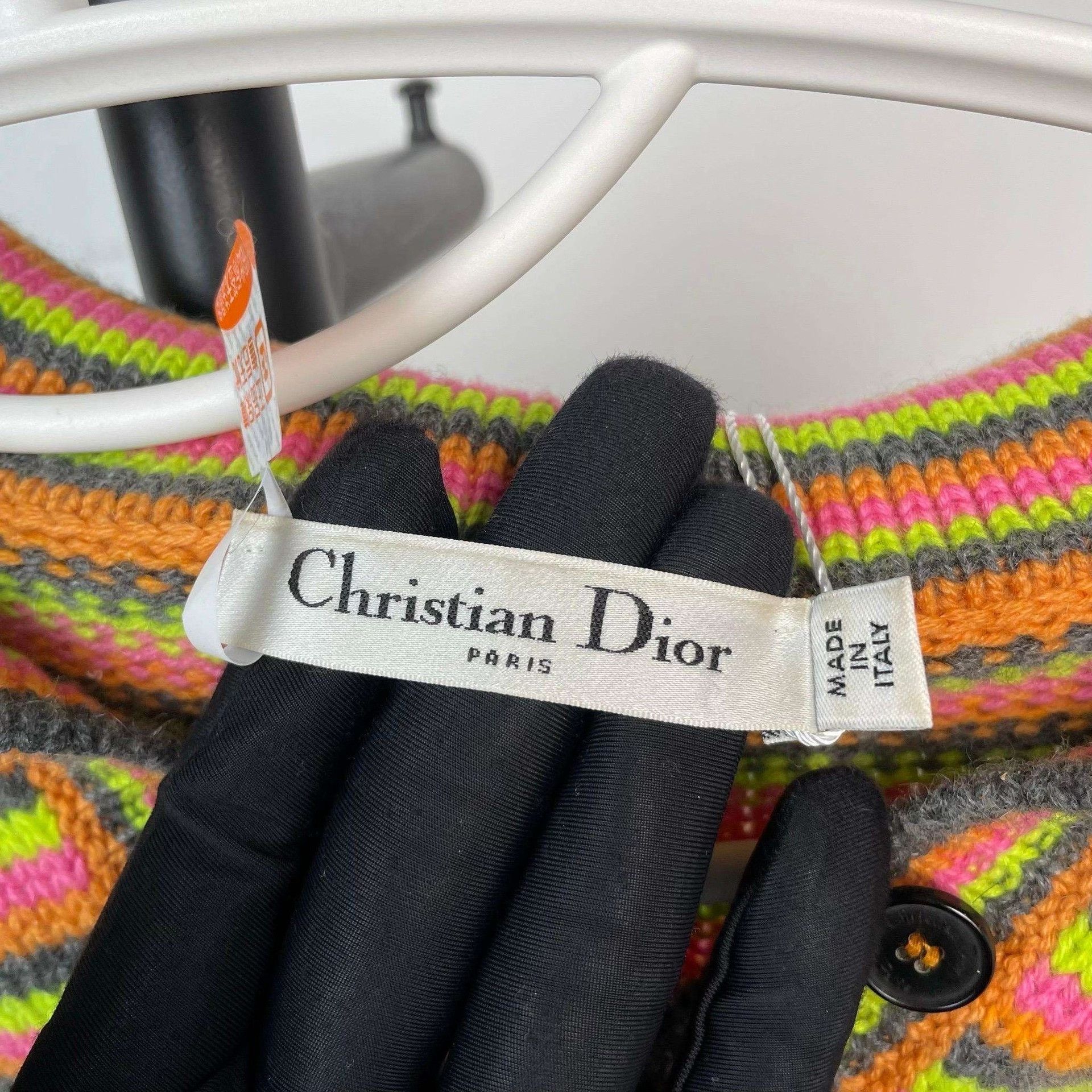 Dior Dior Colorful Stripe Bee Knit Top Size S / US 4 / IT 40 - 7 Thumbnail