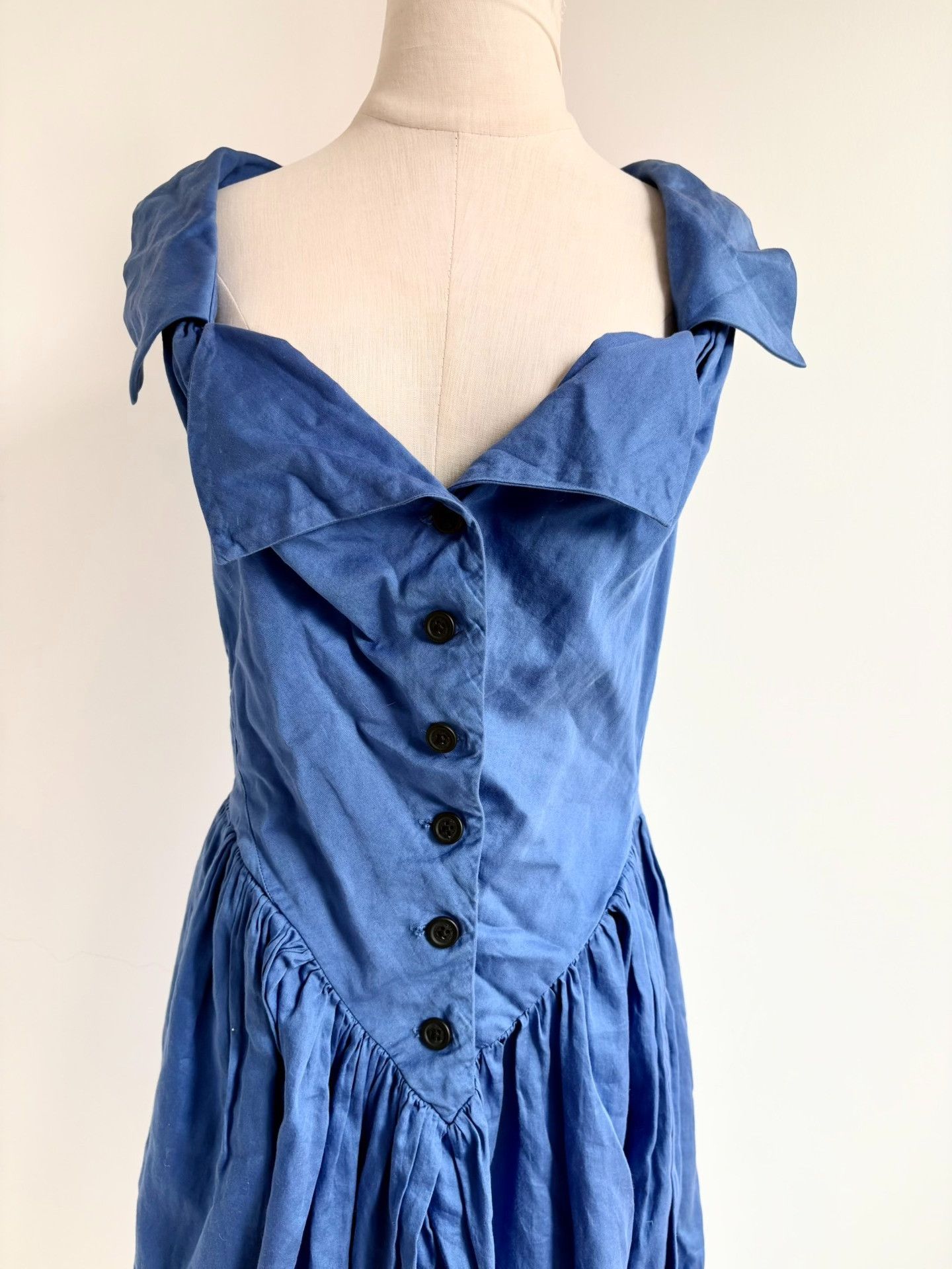 Vivienne Westwood Vivienne Westwood Blue Corset Dress Size M / US 6-8 / IT 42-44 - 2 Thumbnail
