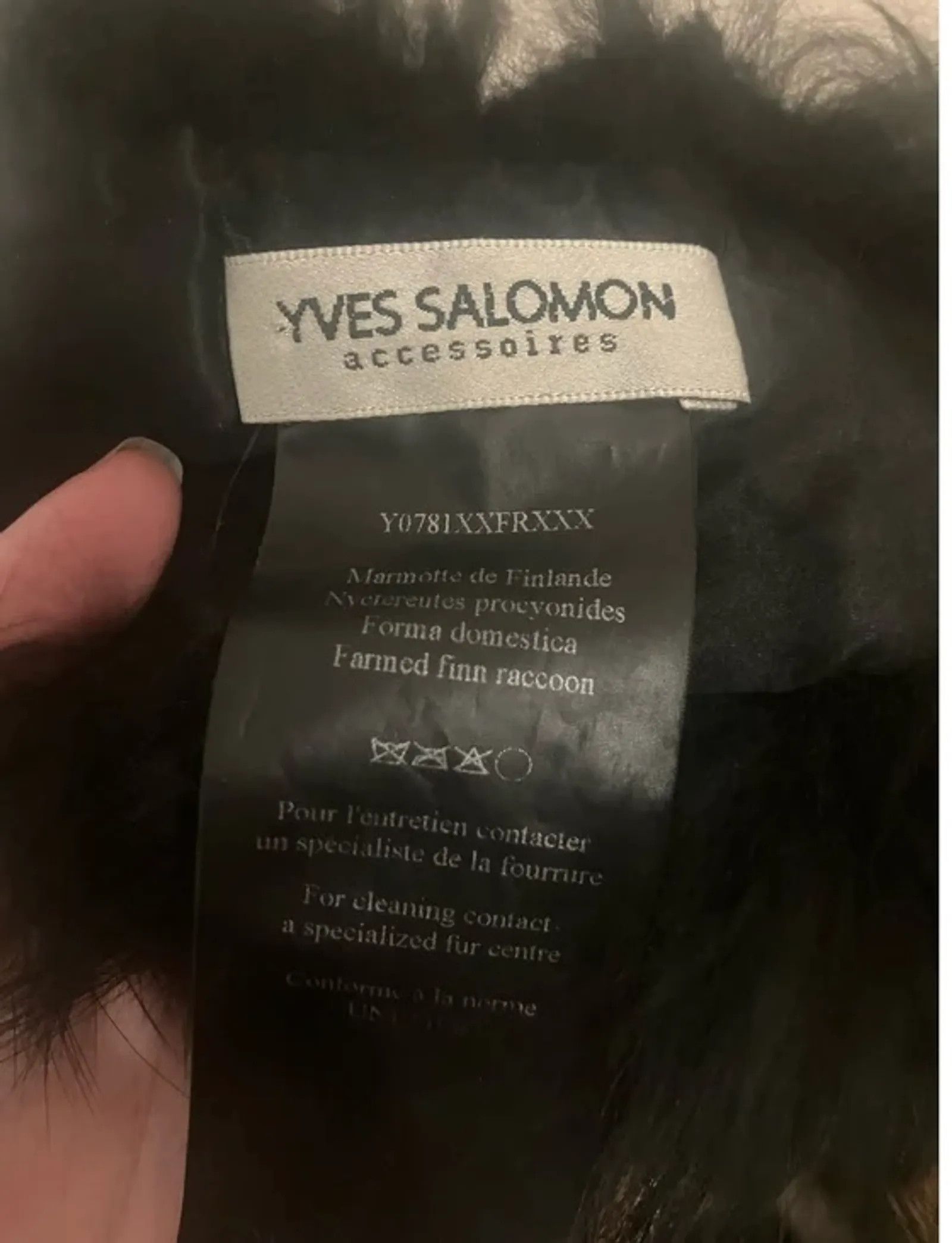 Yves Salomon Yves Salomon Raccoon fur collar Scarf Size ONE SIZE - 2 Thumbnail