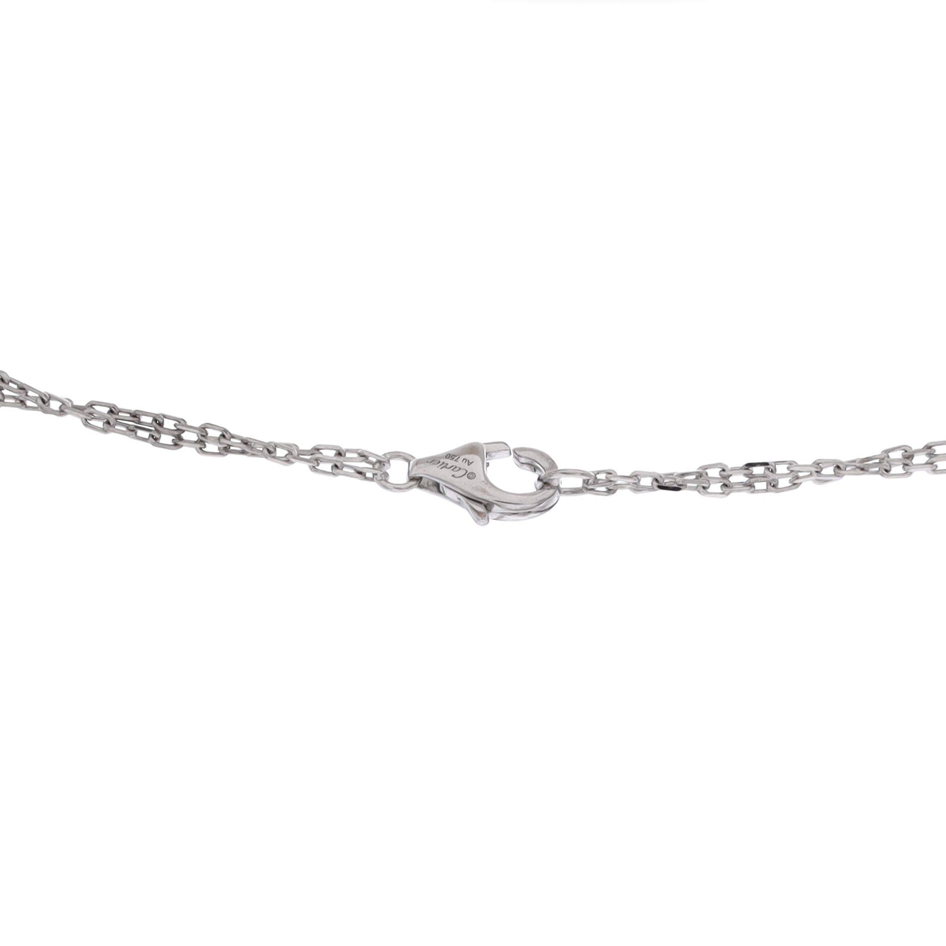 Cartier 2 Diamonds Love Pendant Necklace Size ONE SIZE - 4 Thumbnail