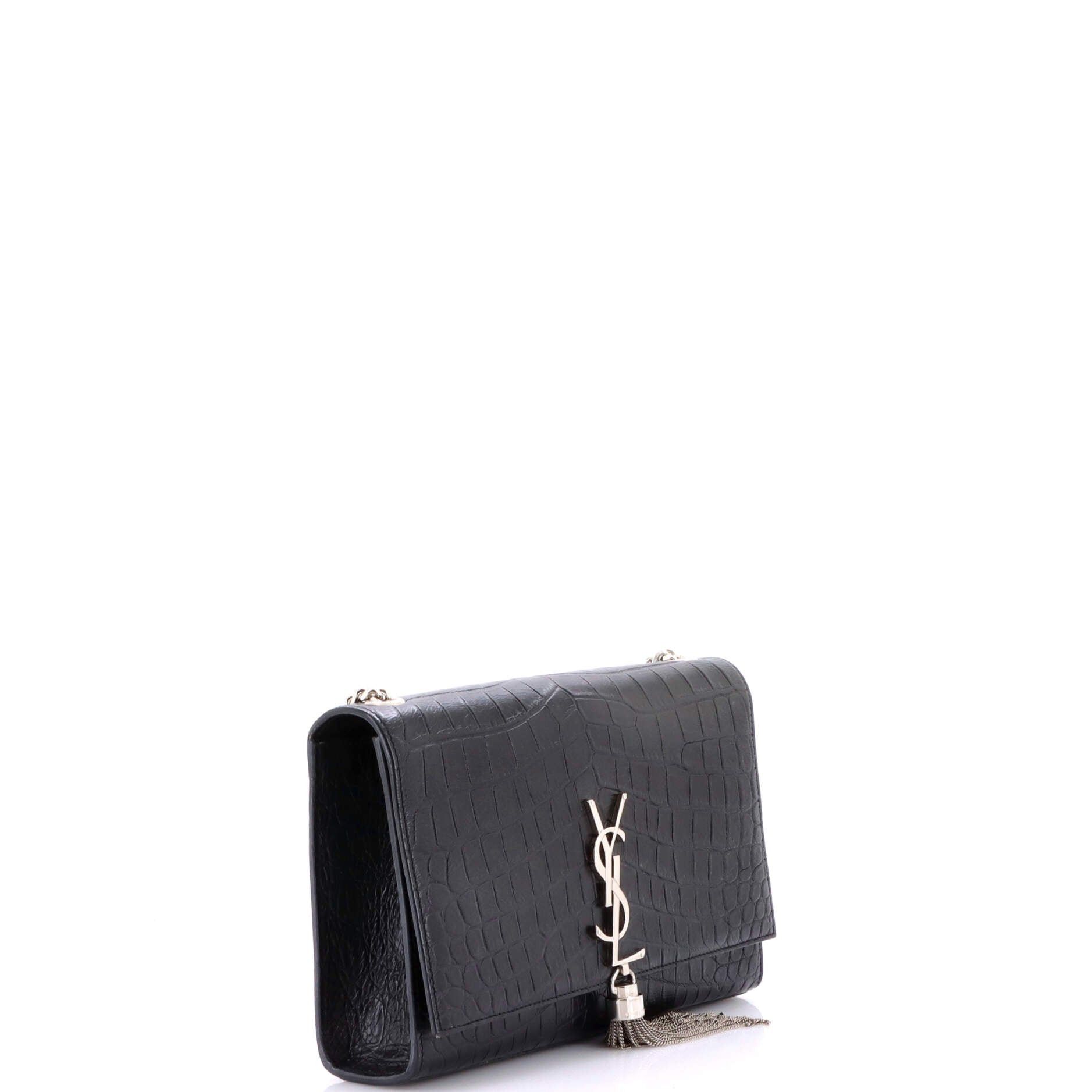 Saint Laurent Paris Classic Monogram Tassel Crossbody Bag Size ONE SIZE - 2 Thumbnail